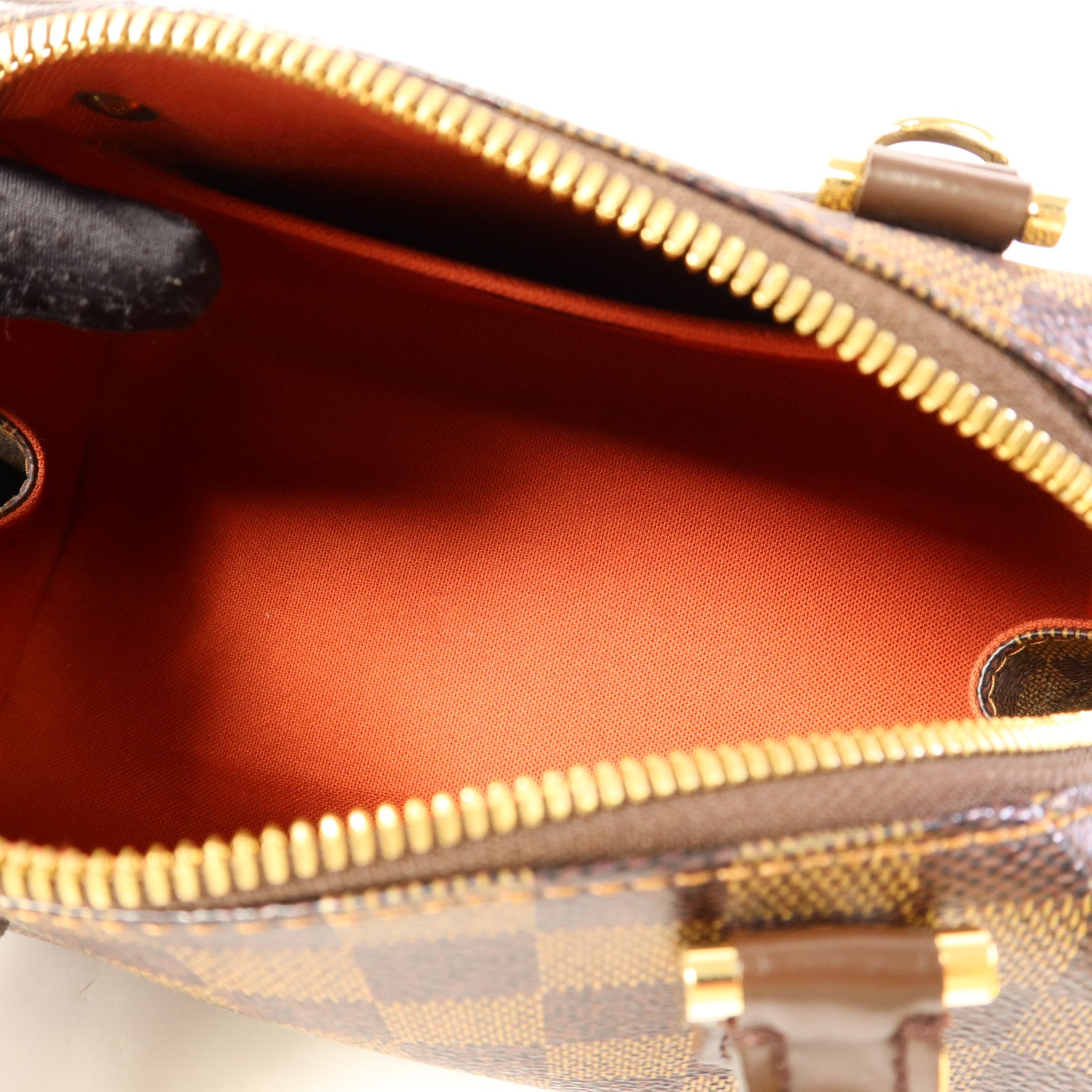 LOUIS VUITTON Damier Rivera Mini金扣手挽袋