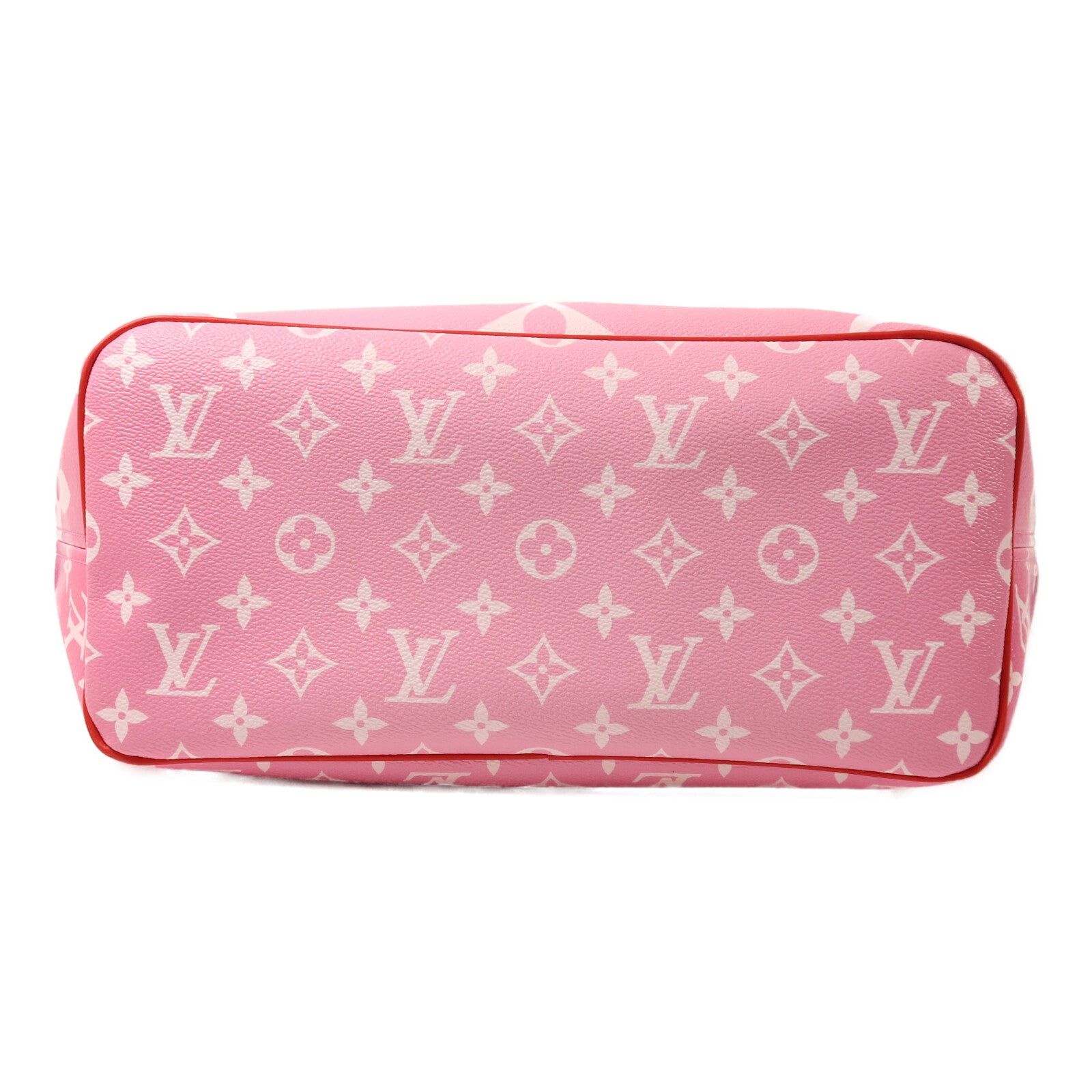 LOUIS VUITTON Monogram Escale Neverfull MM銀扣手挽袋