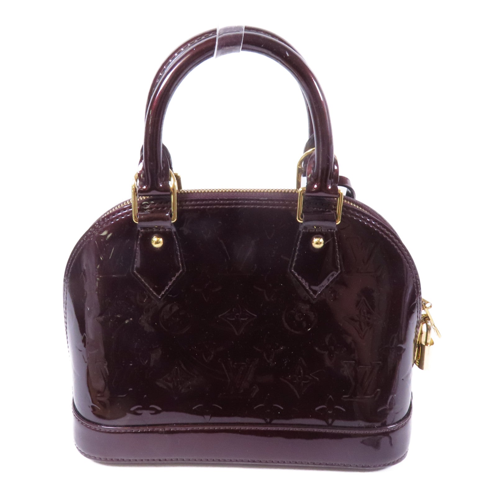 LOUIS VUITTON Vernis Alma BB金扣手挽肩背兩用袋