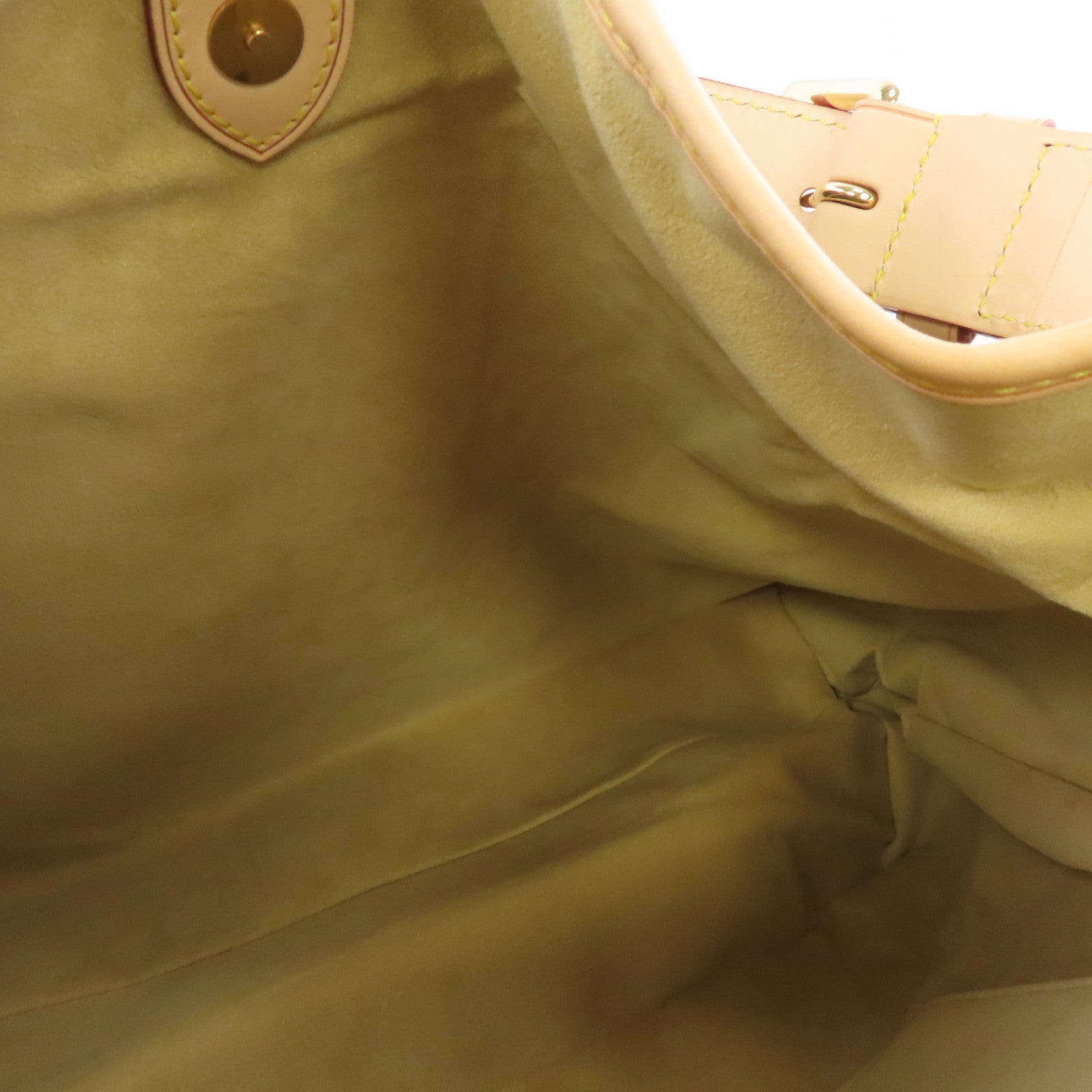 LOUIS VUITTON Monogram Galliera GM金扣肩背袋棕色