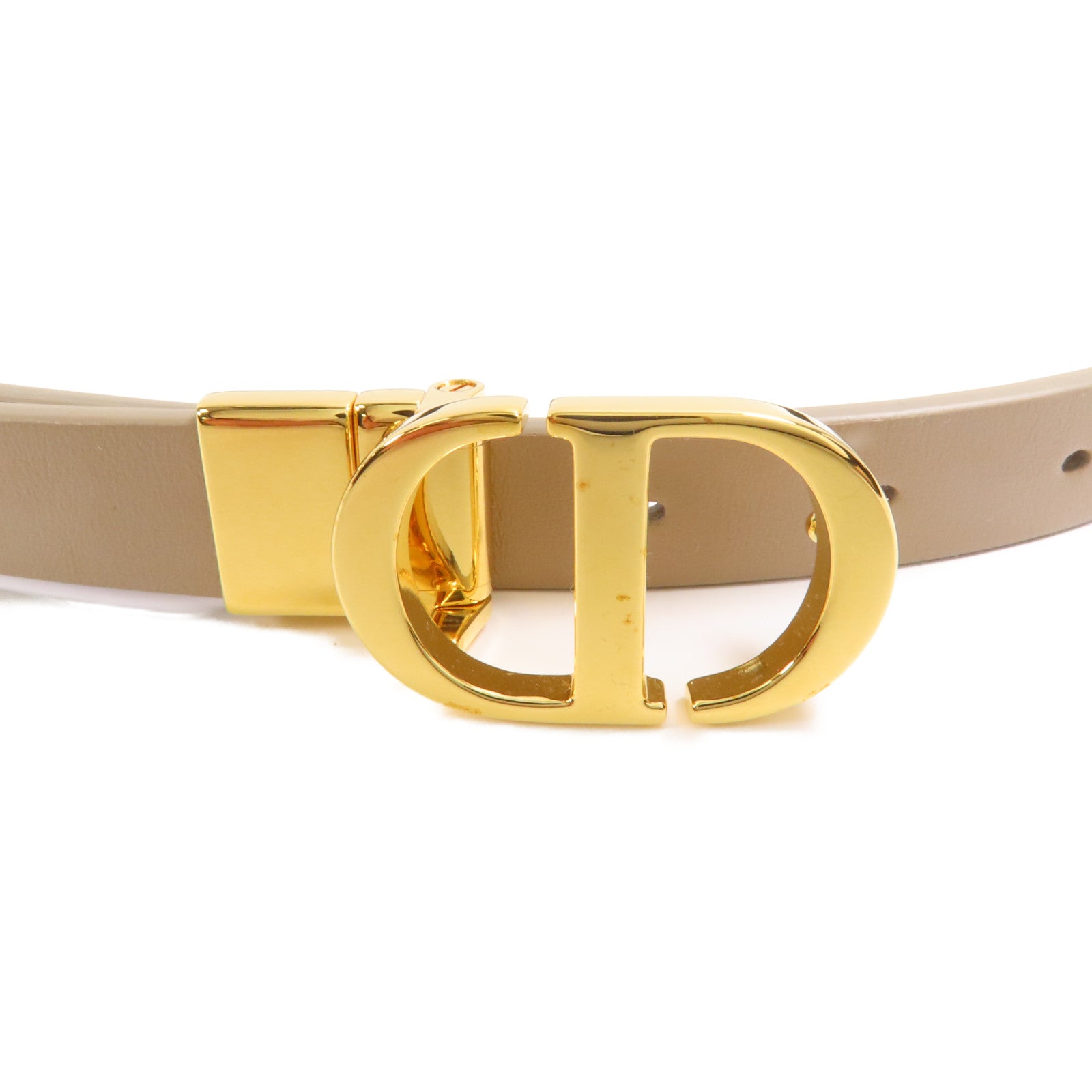 Dior 牛皮皮革30 Montaigne Reversible Belt金扣皮帶