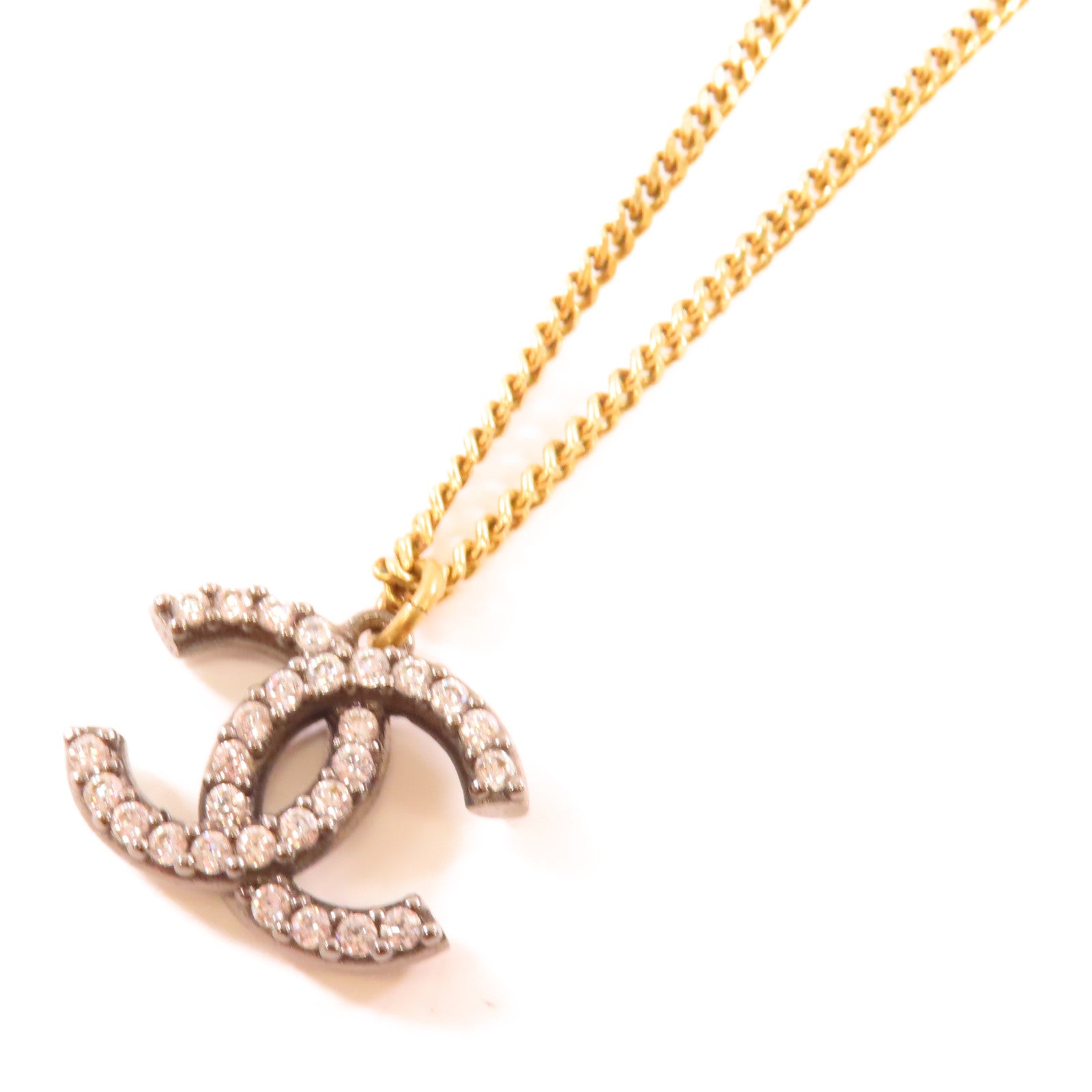 CHANEL 金屬Necklace項鍊銀色/金色