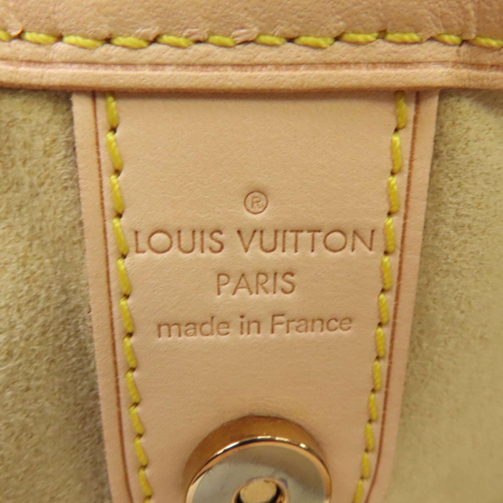 LOUIS VUITTON Monogram Galliera GM金扣肩背袋棕色