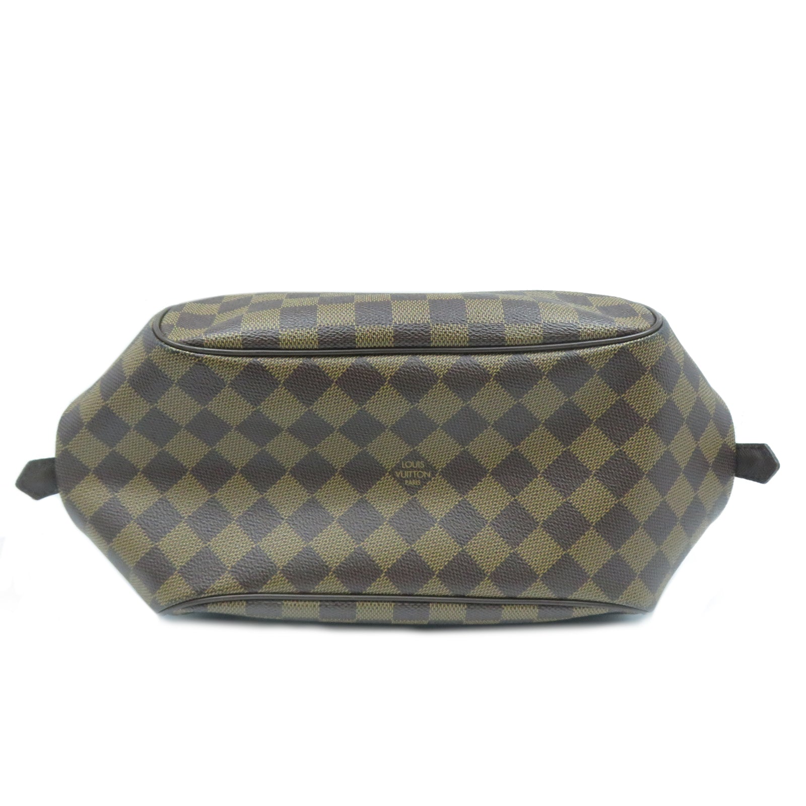LOUIS VUITTON 【激減優惠】Damier Ebene Belem MM金扣肩背袋啡色