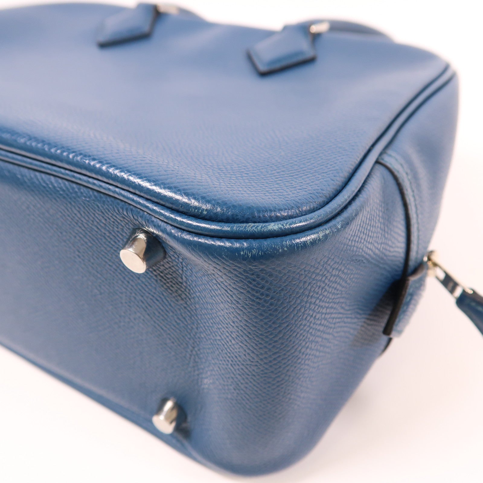 HERMES Epsom皮革Plume 28銀扣肩背袋