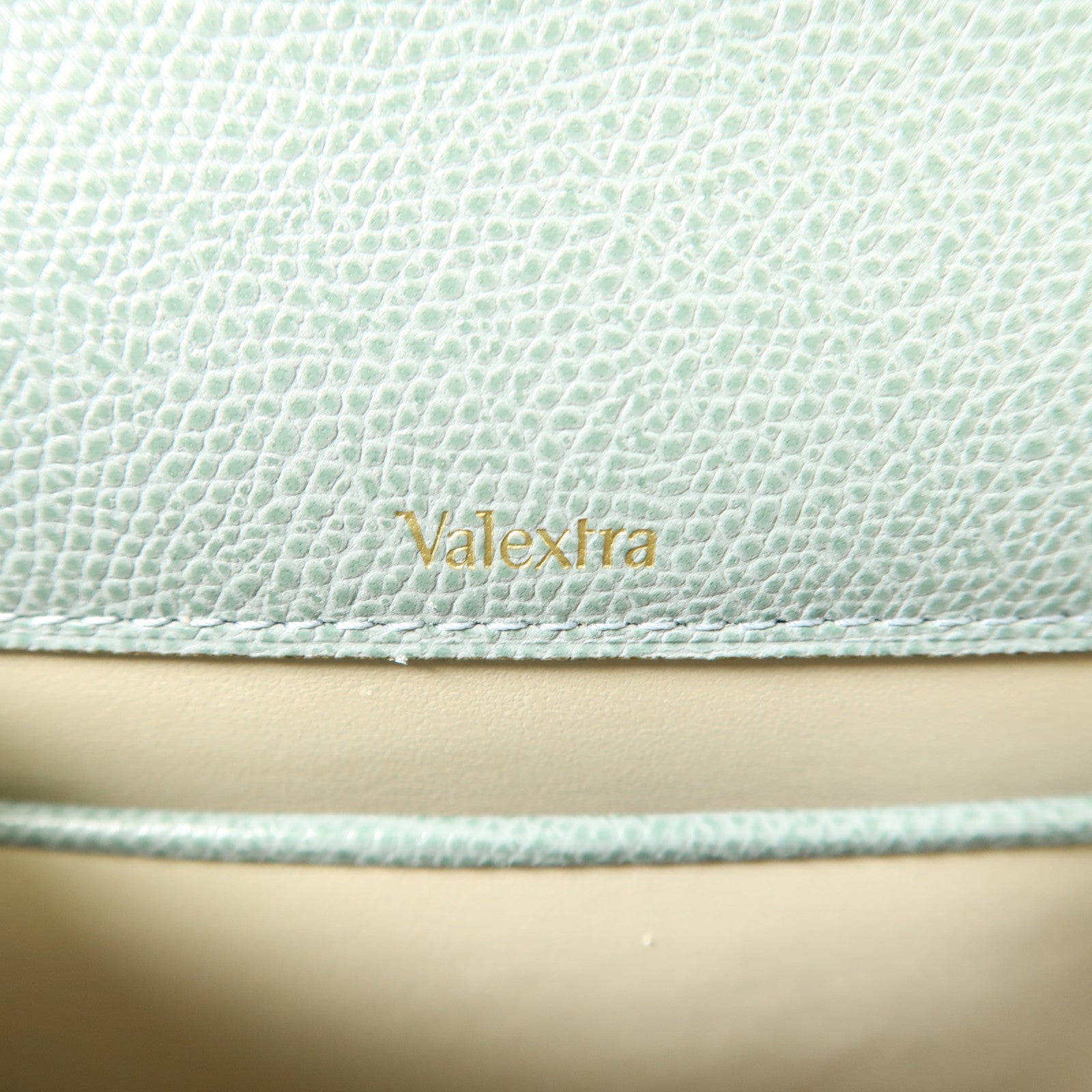 Valextra 牛皮皮革2 Way Shoulder Bag手挽肩背兩用袋藍色