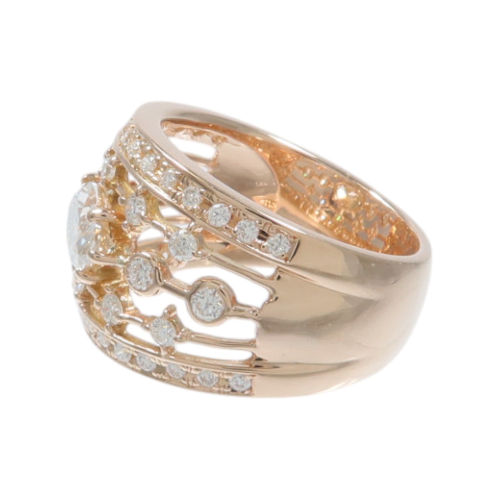 JEWELRY 18K玫瑰金Diamond Ring鑽石戒指