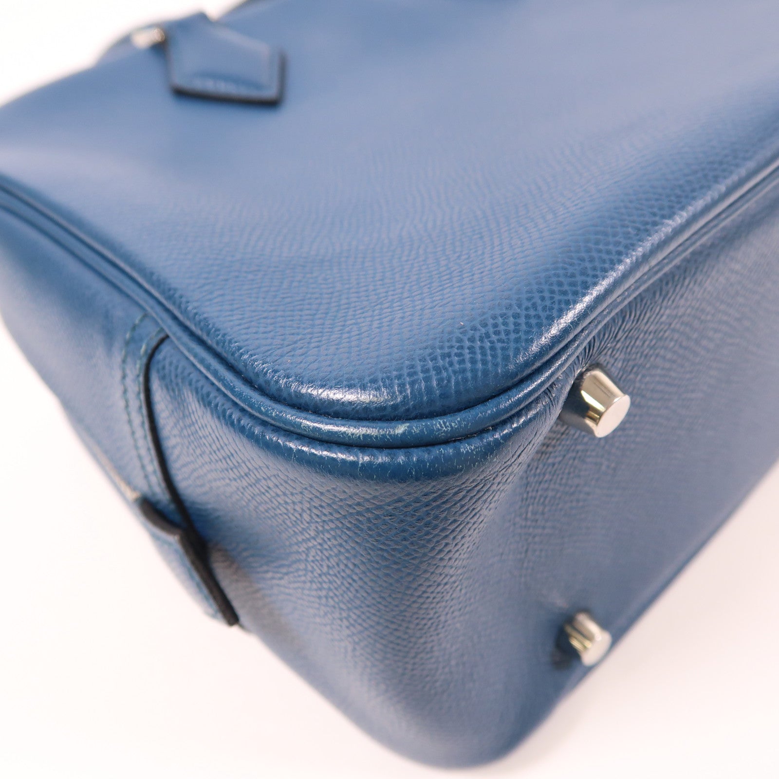 HERMES Epsom皮革Plume 28銀扣肩背袋