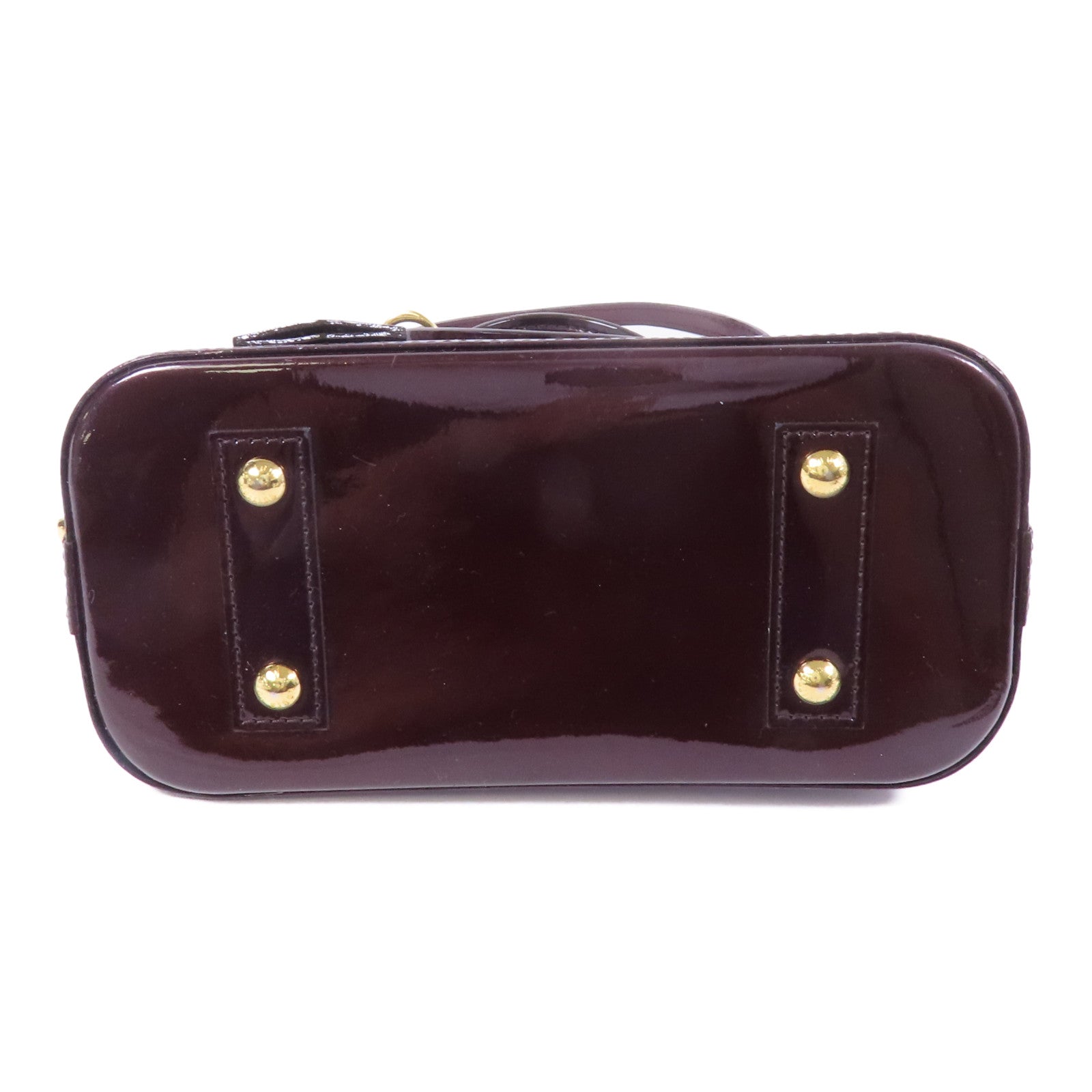 LOUIS VUITTON Vernis Alma BB金扣手挽肩背兩用袋