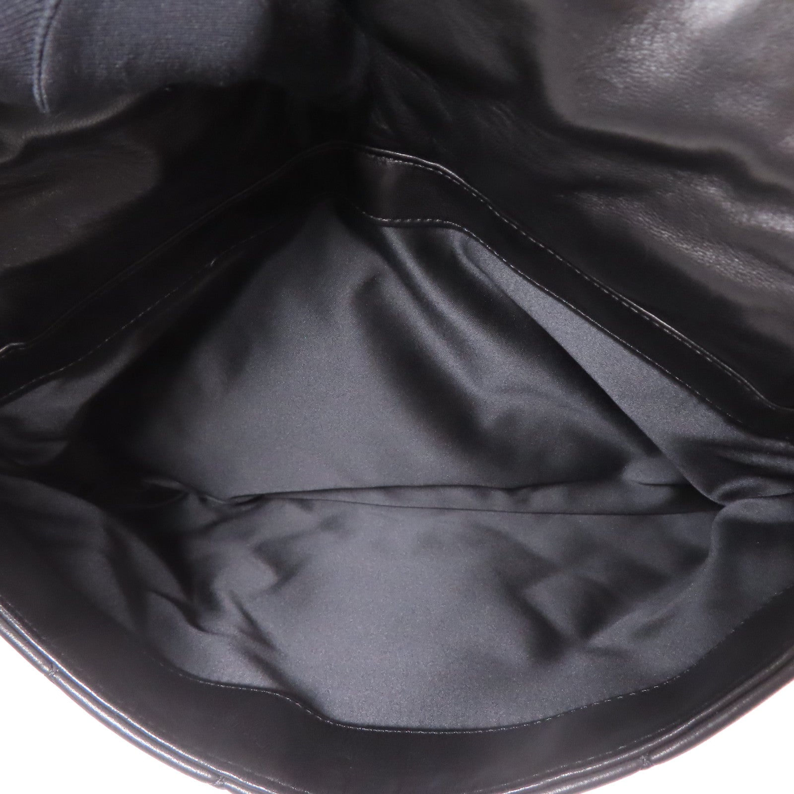 CHANEL 皮革3 Compartment Top Quilted銀扣鏈帶手挽肩背兩用袋