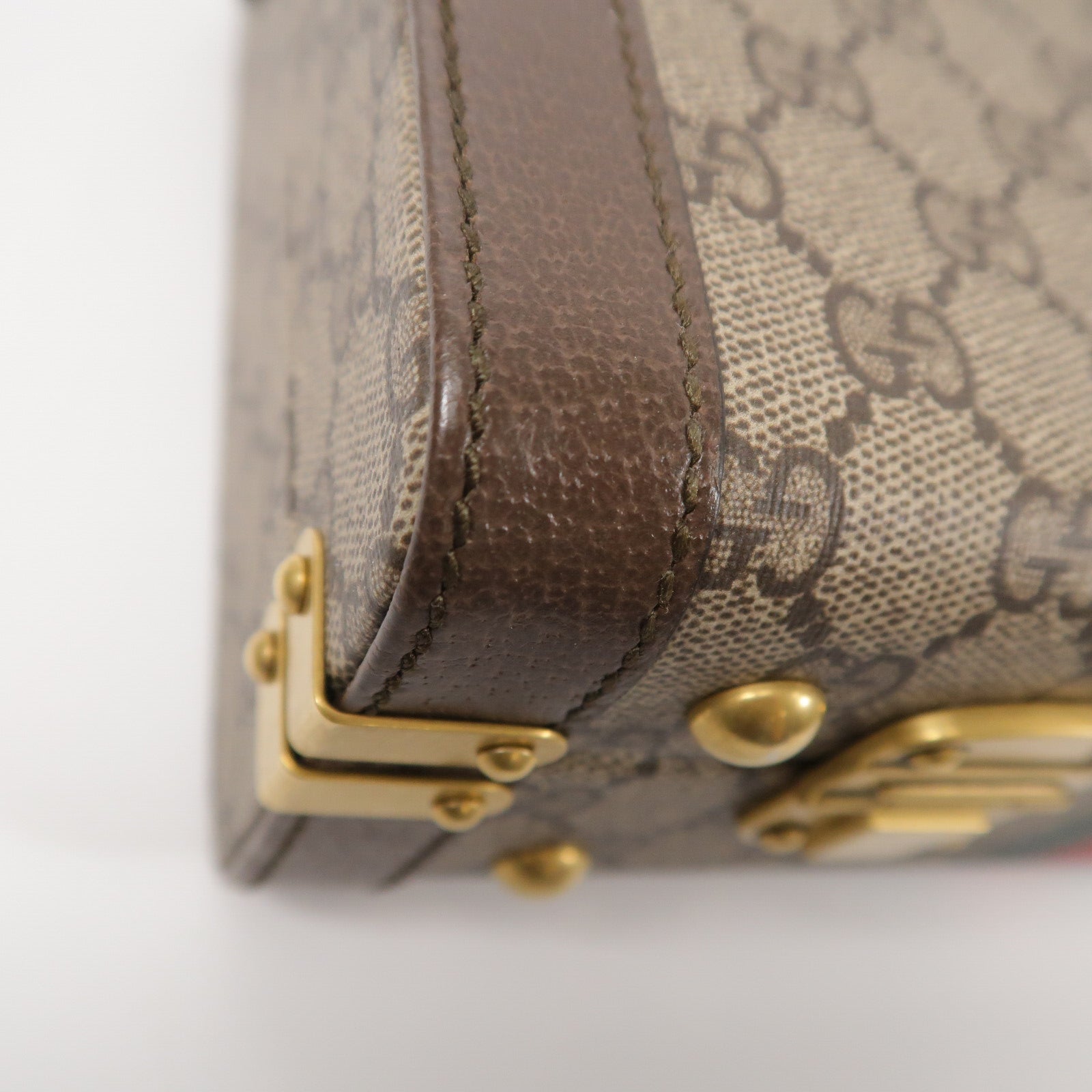 GUCCI 塗層帆布GG Supreme Savoy Medium手挽肩背兩用袋