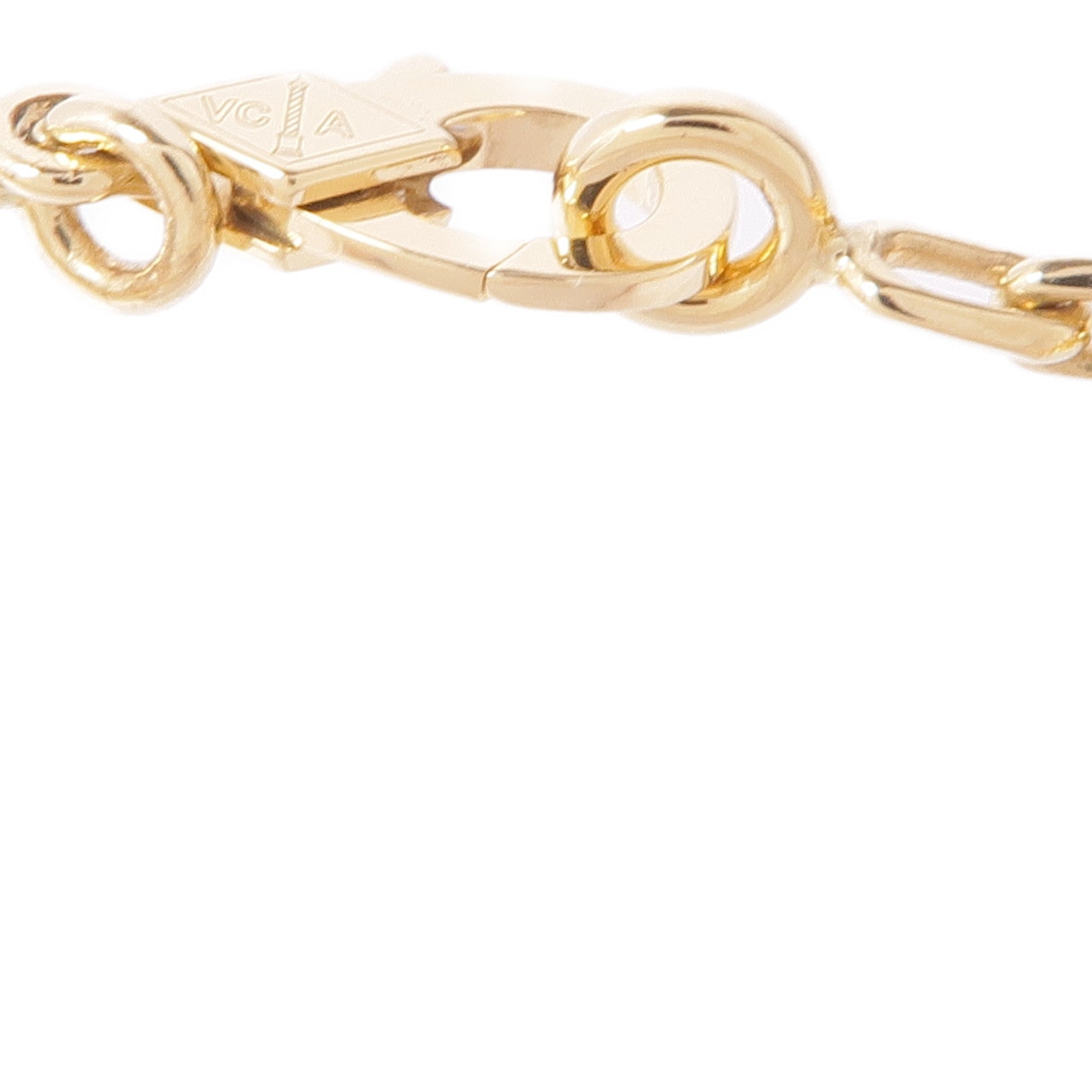 Van Cleef & Arpels Alhambra Diamond Bracelet 18K Yellow Gold