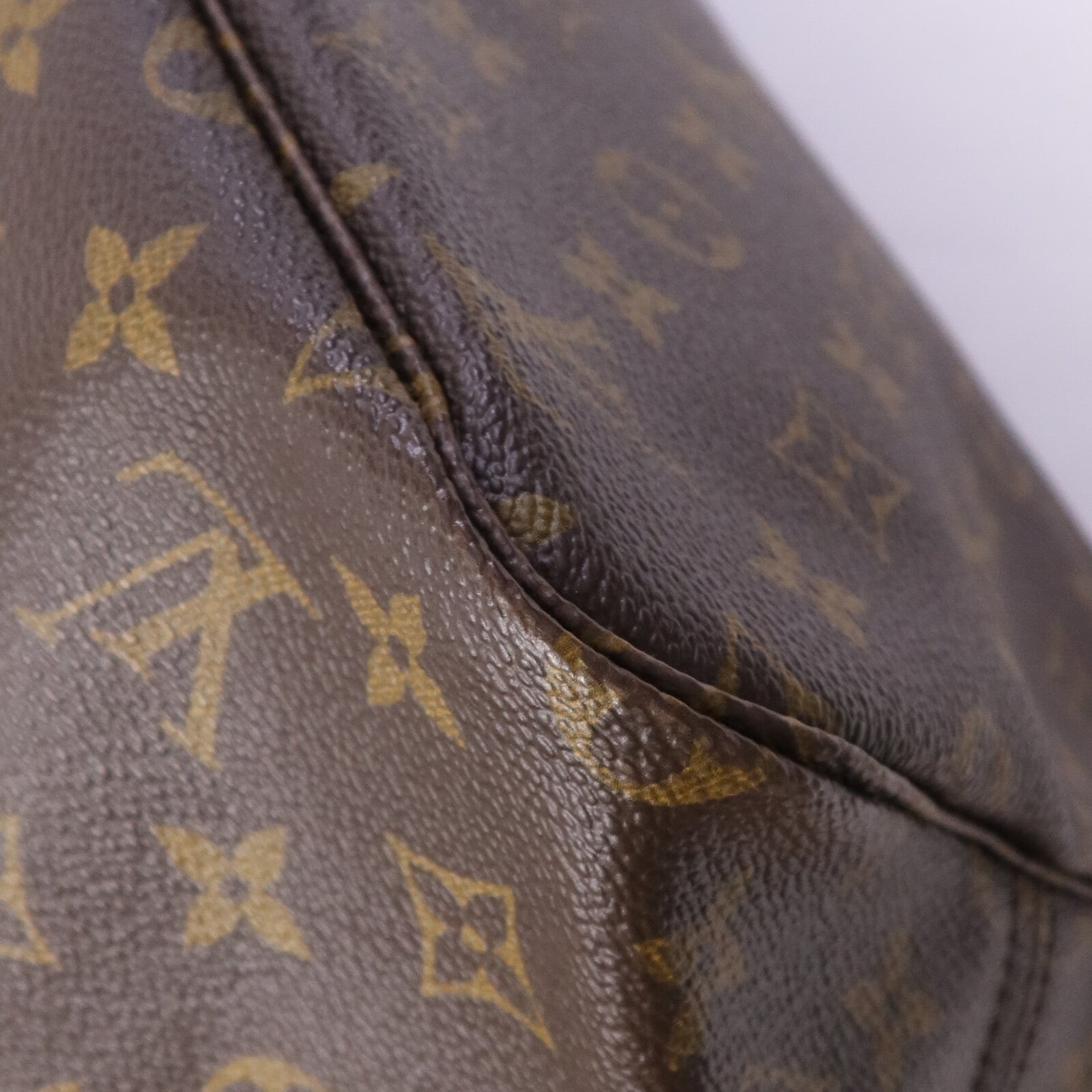 LOUIS VUITTON Monogram Neverfull GM金扣手挽袋