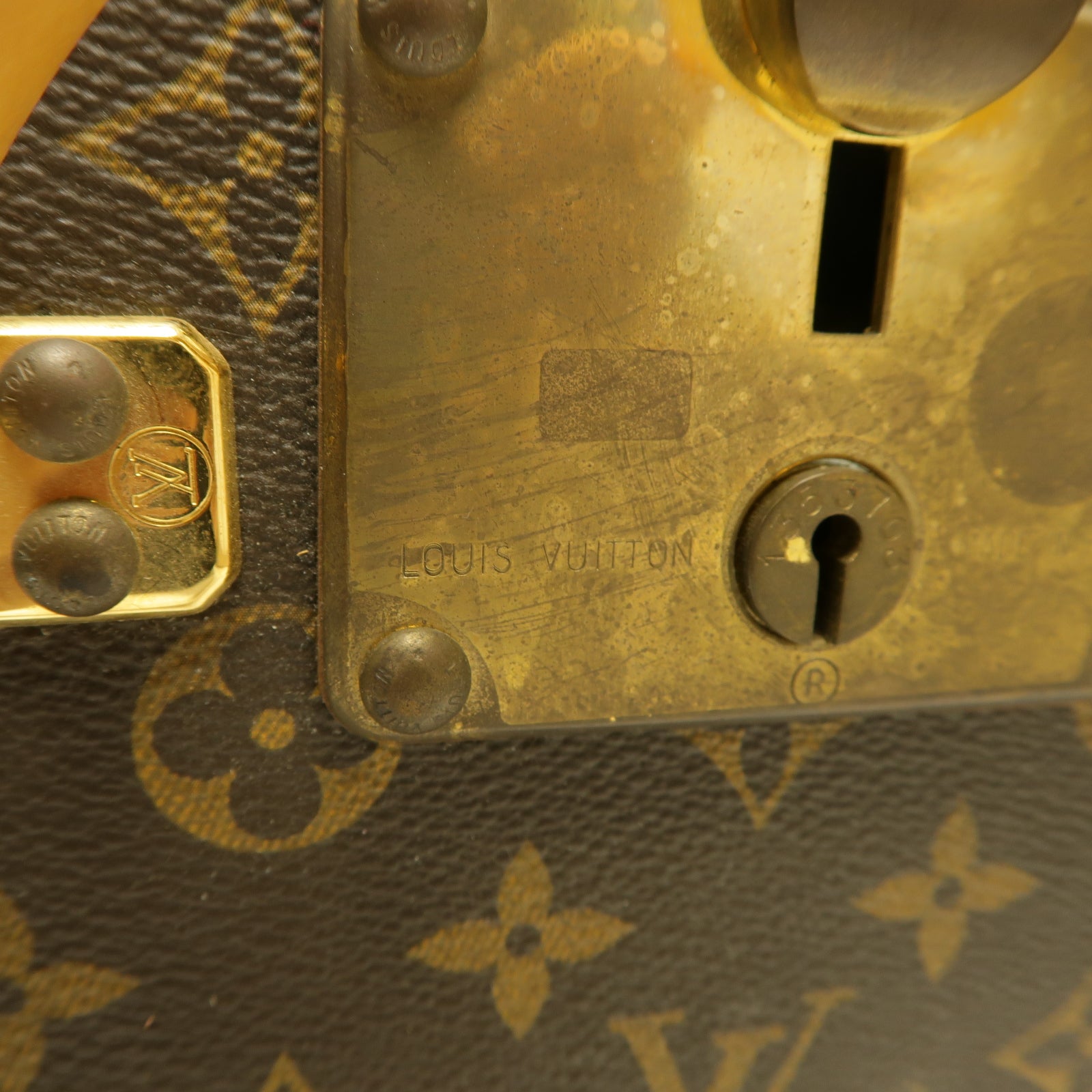 LOUIS VUITTON Monogram Alzer金扣行李箱啡色