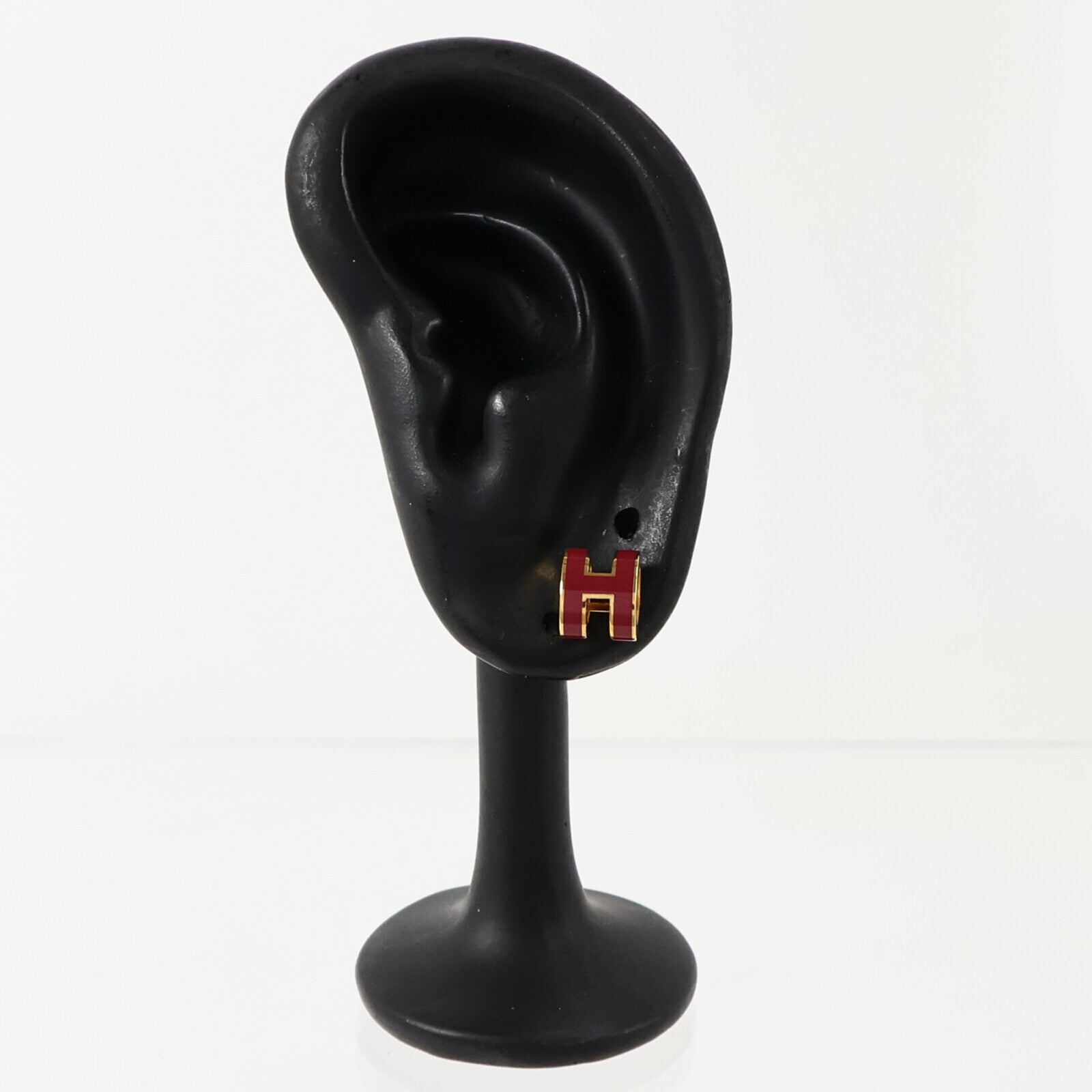 HERMES 金屬/琺瑯Mini Pop H Earrings耳環