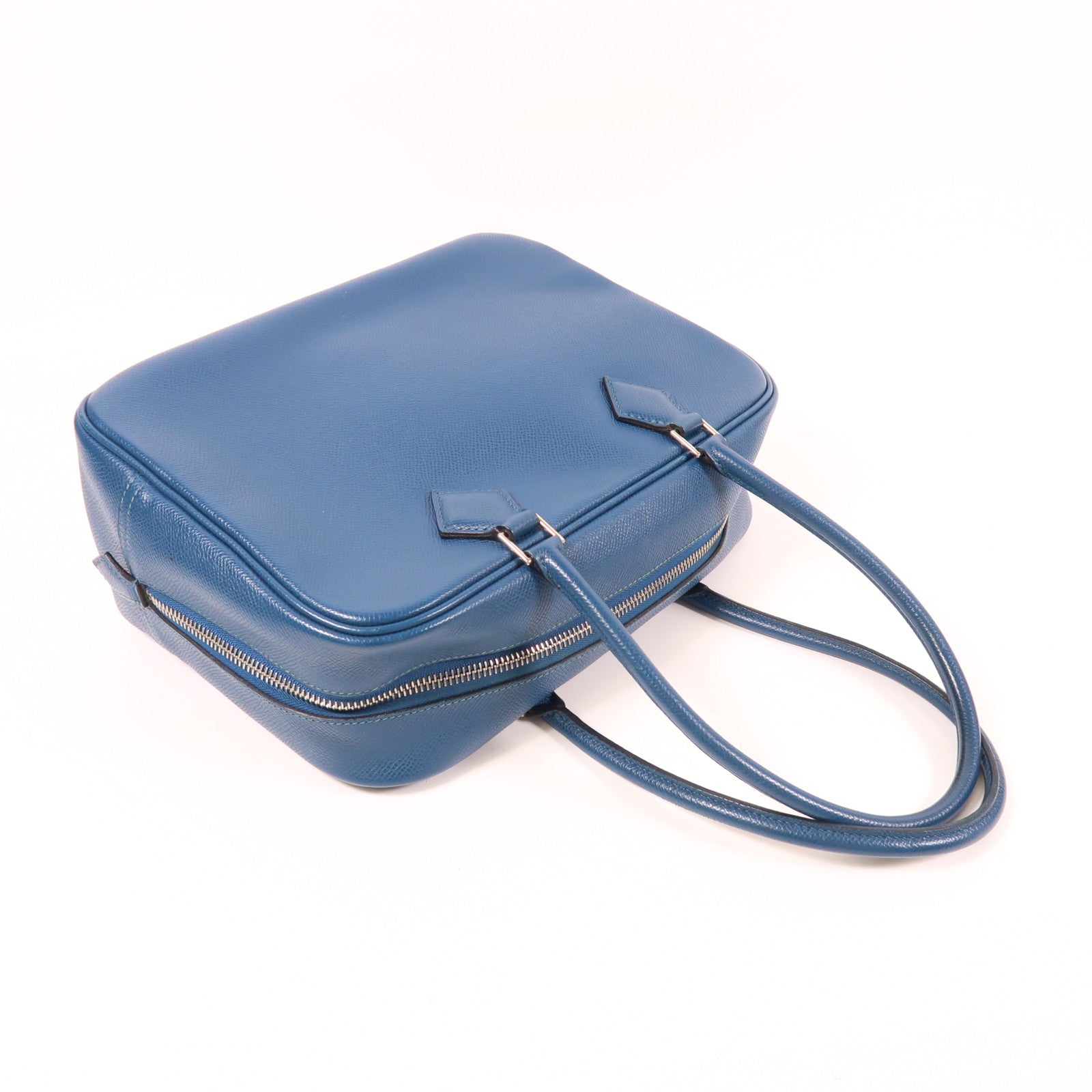 HERMES Epsom皮革Plume 28銀扣肩背袋