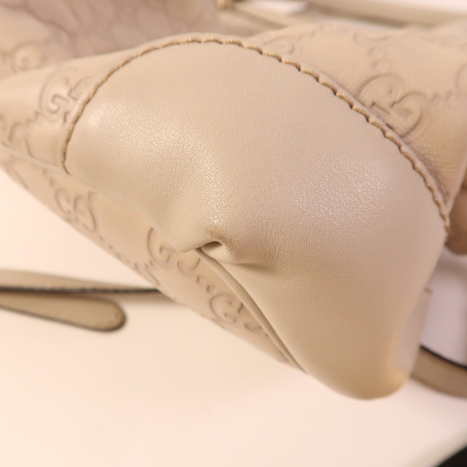 GUCCI 牛皮皮革2 Way Shoulder金扣手挽肩背兩用袋