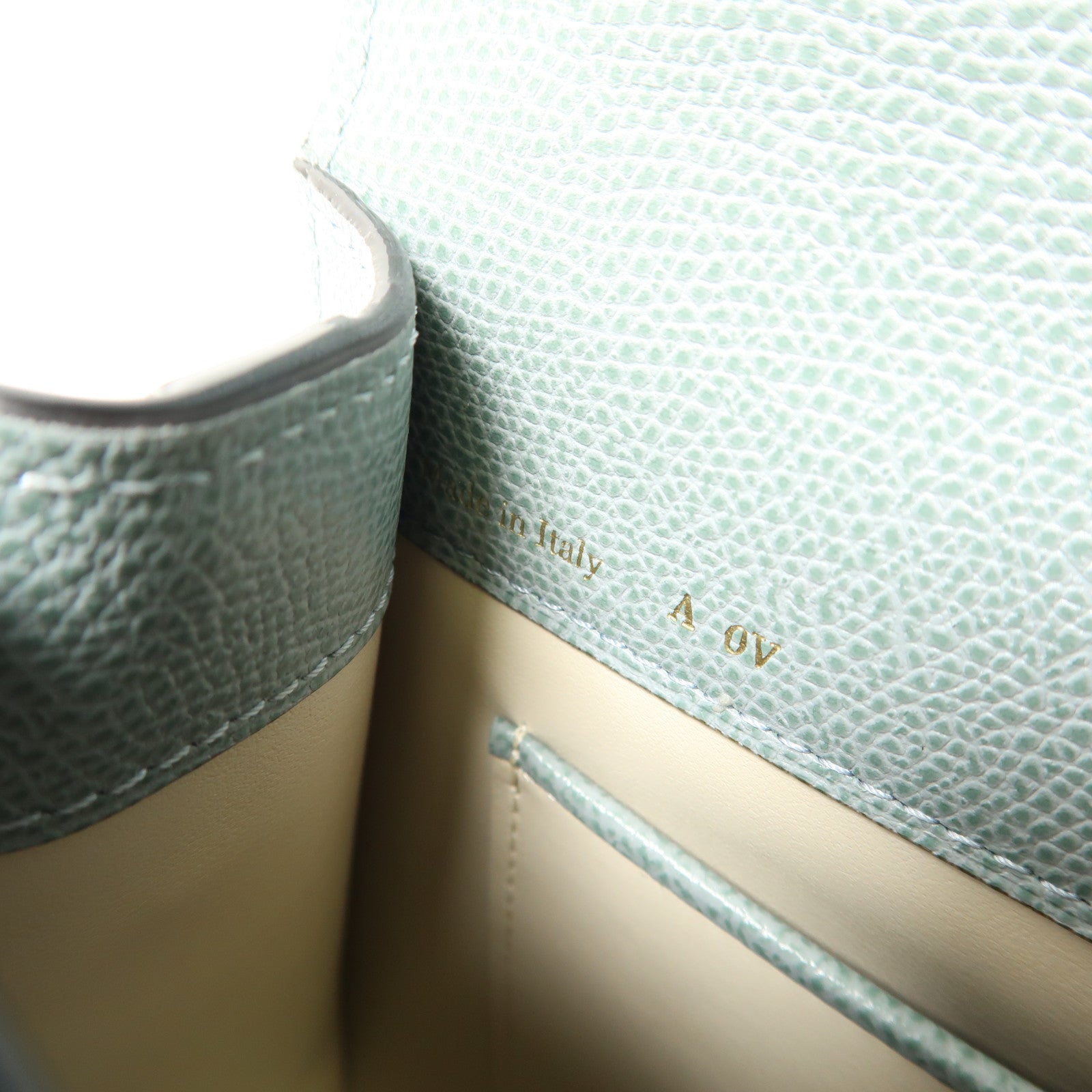 Valextra 牛皮皮革2 Way Shoulder Bag手挽肩背兩用袋藍色