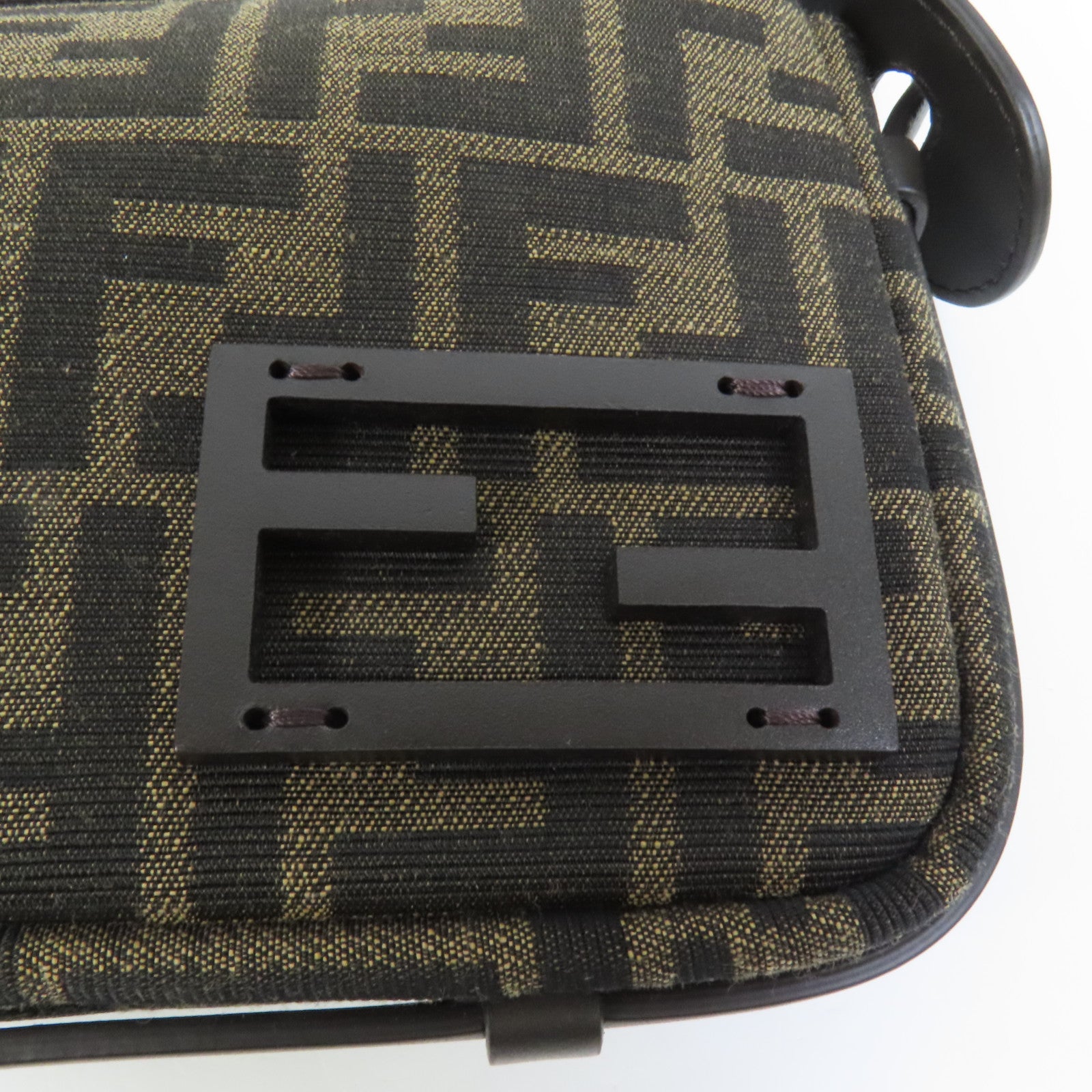 FENDI 帆布Simply Fendi Mini肩背袋