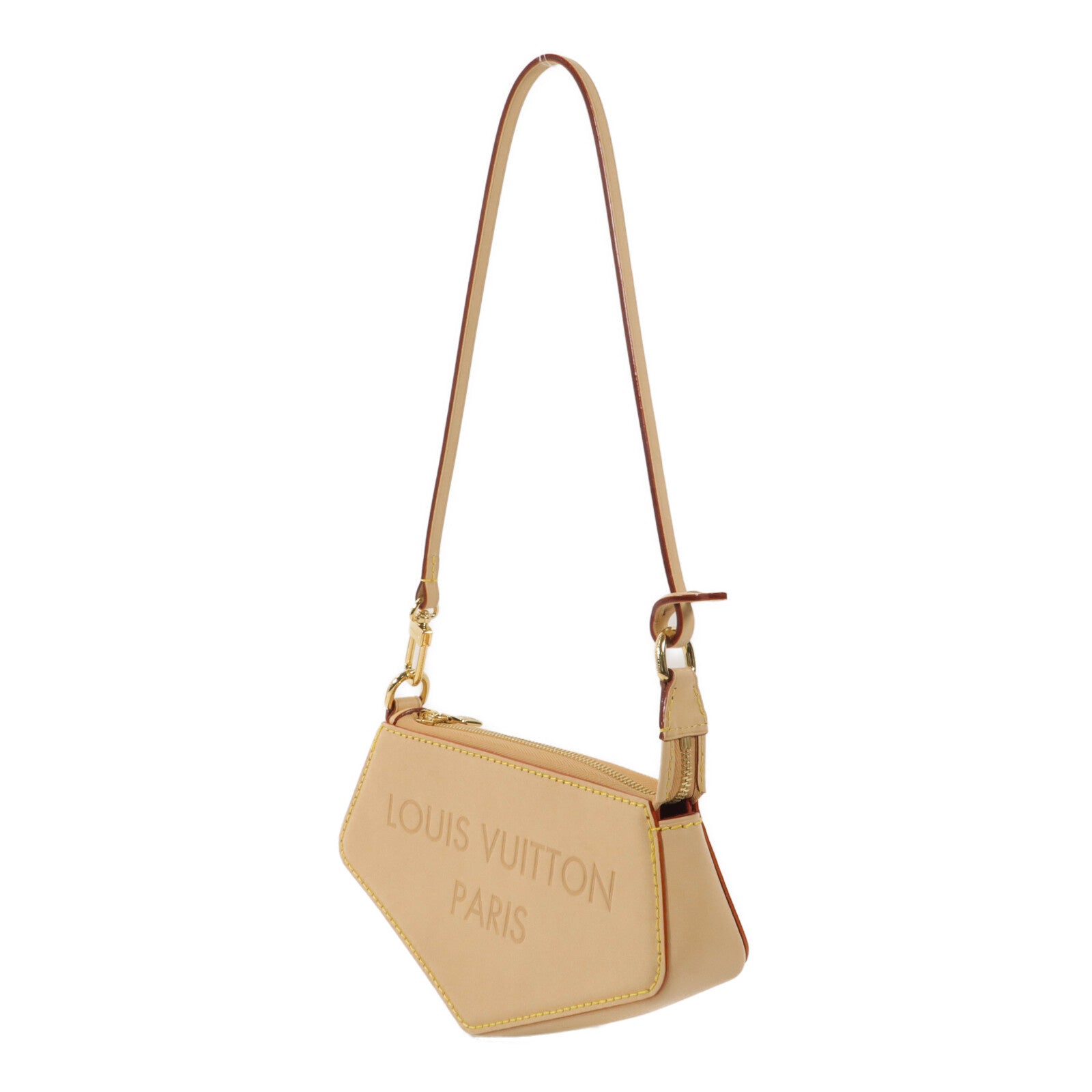 LOUIS VUITTON 牛皮皮革Pochette Ecusson手挽袋