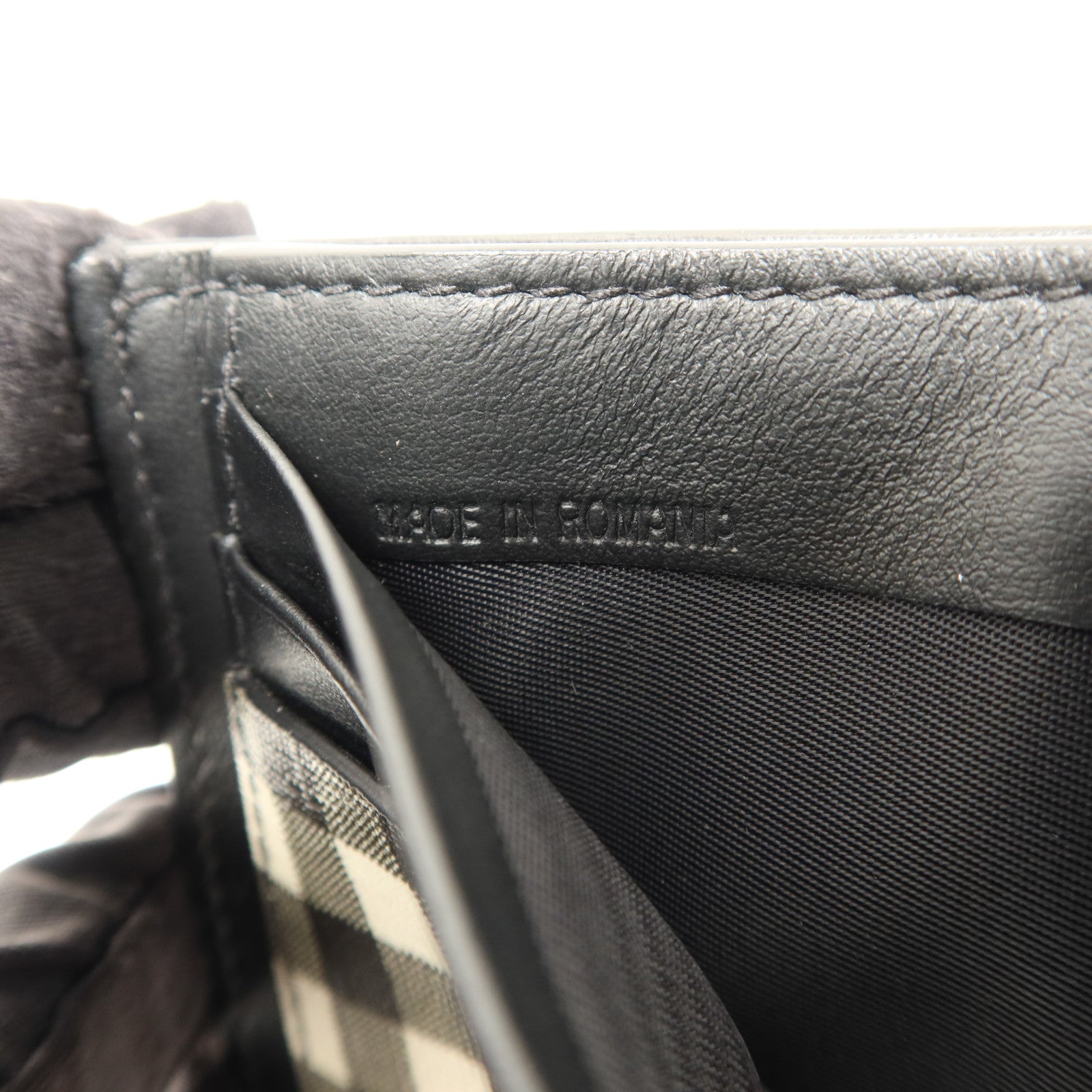 BURBERRY 牛皮皮革/塗層帆布Money Clip Card Case卡片套