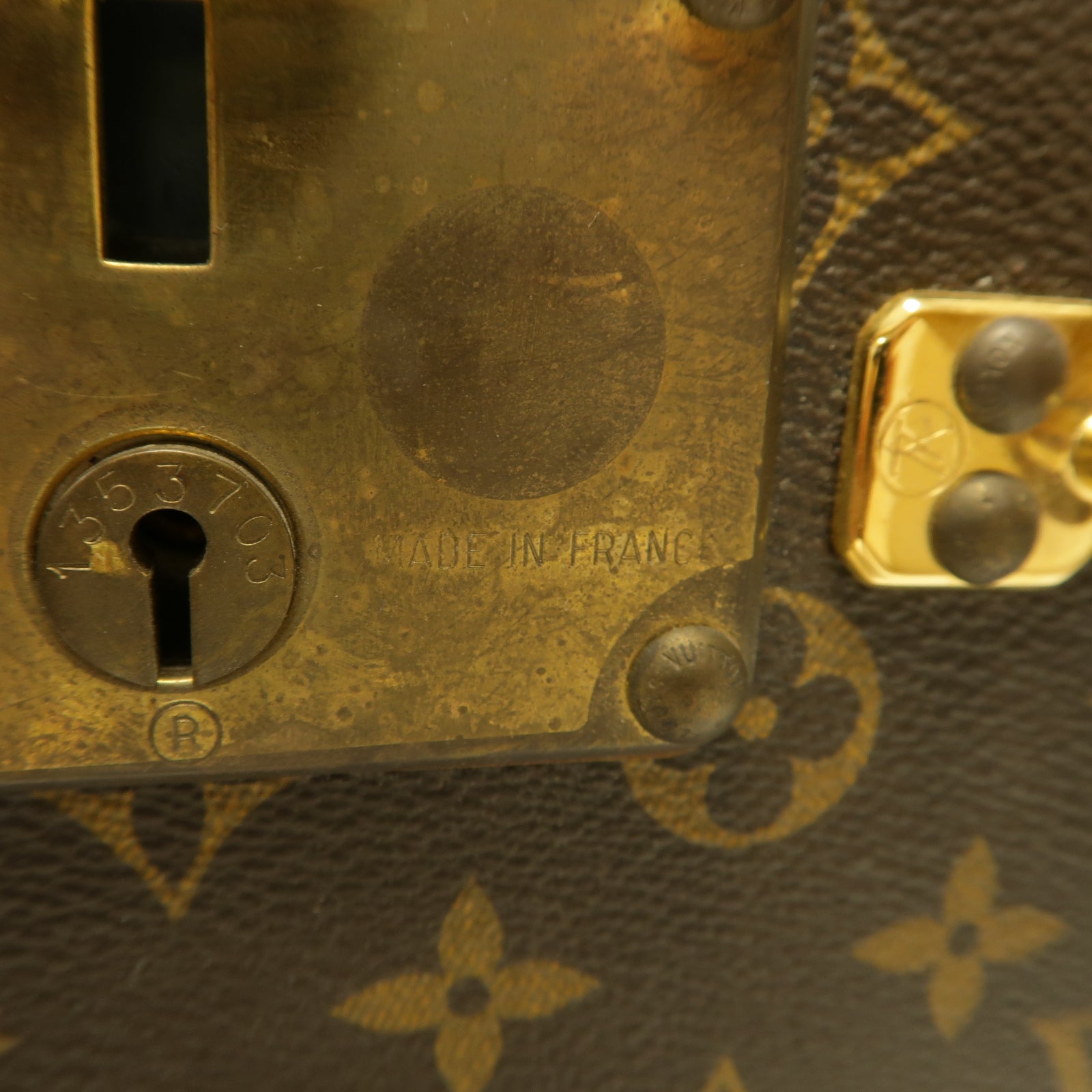 LOUIS VUITTON Monogram Alzer金扣行李箱啡色
