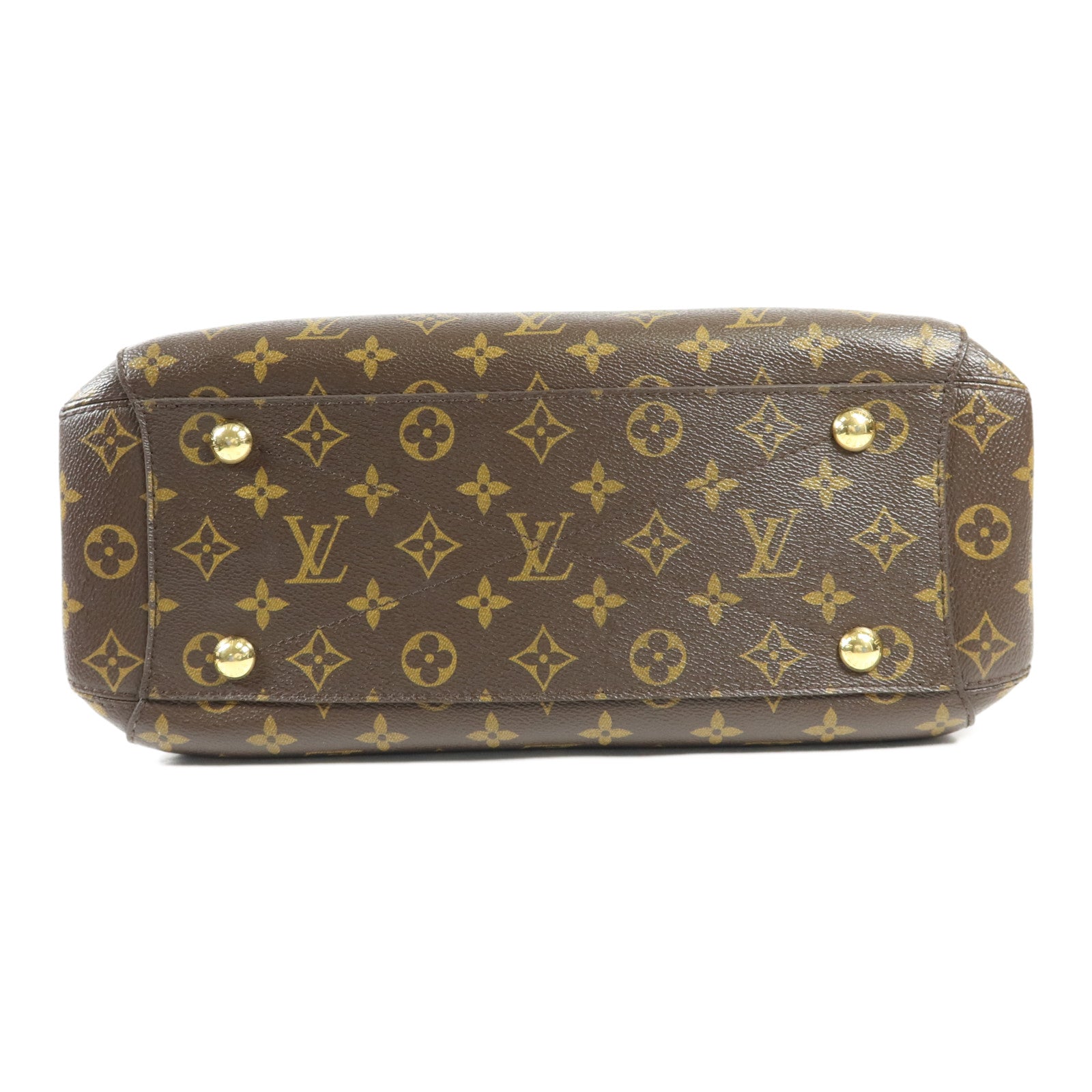 LOUIS VUITTON Monogram Montaigne MM金扣手挽肩背兩用袋