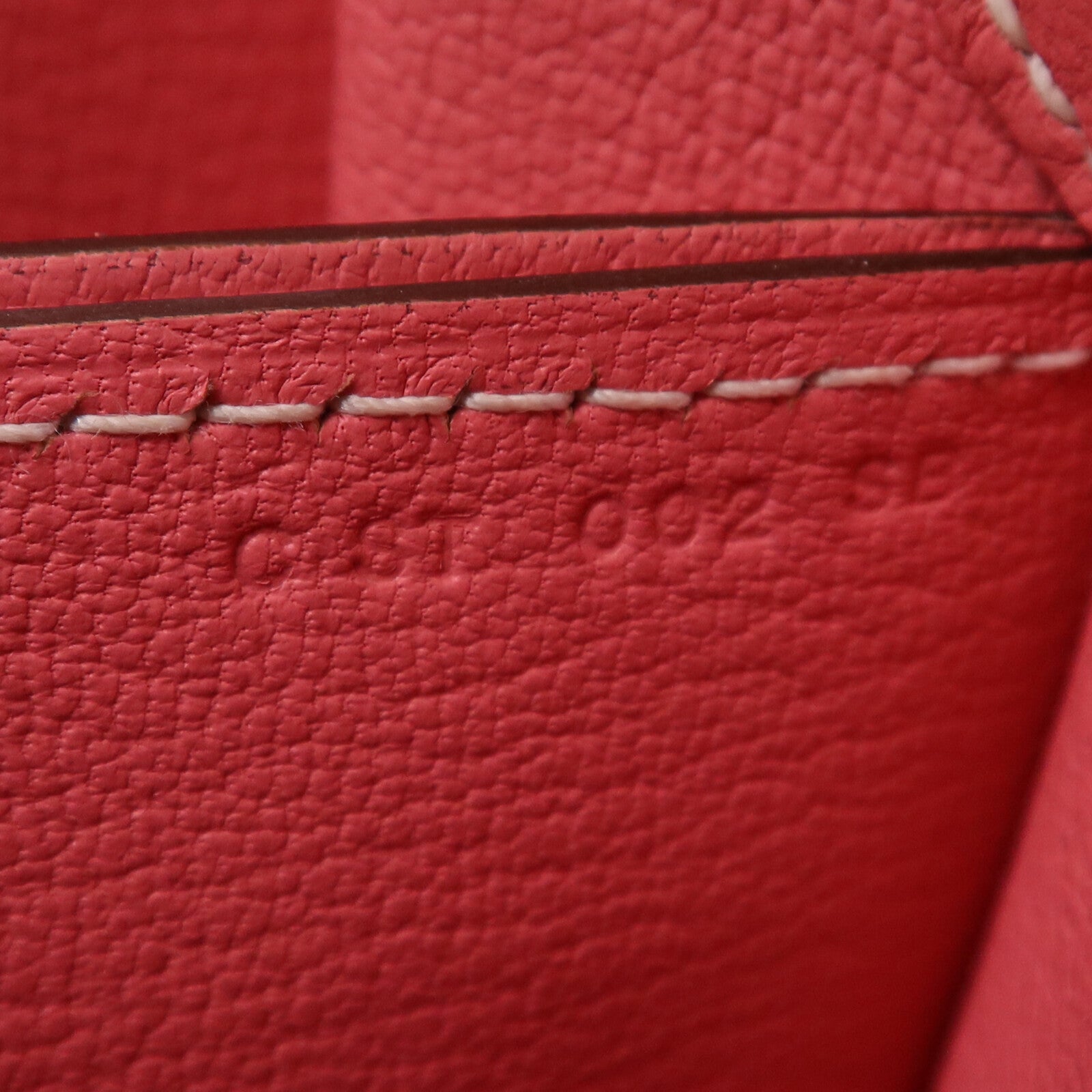 HERMES Evercolor皮革Roulis 23銀扣肩背袋Rose Azalee