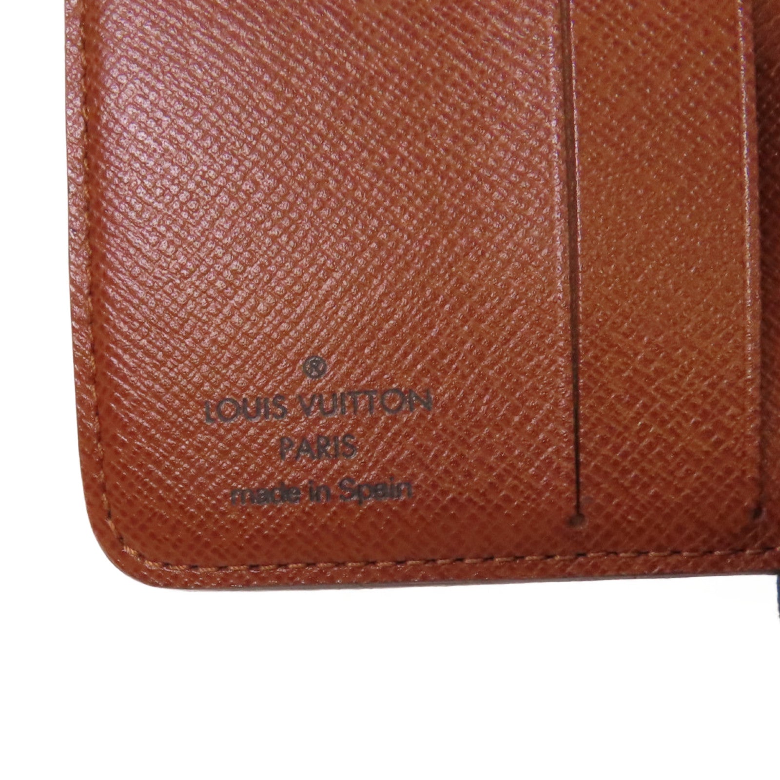 LOUIS VUITTON Monogram Compact Zip Wallet金扣錢包啡色