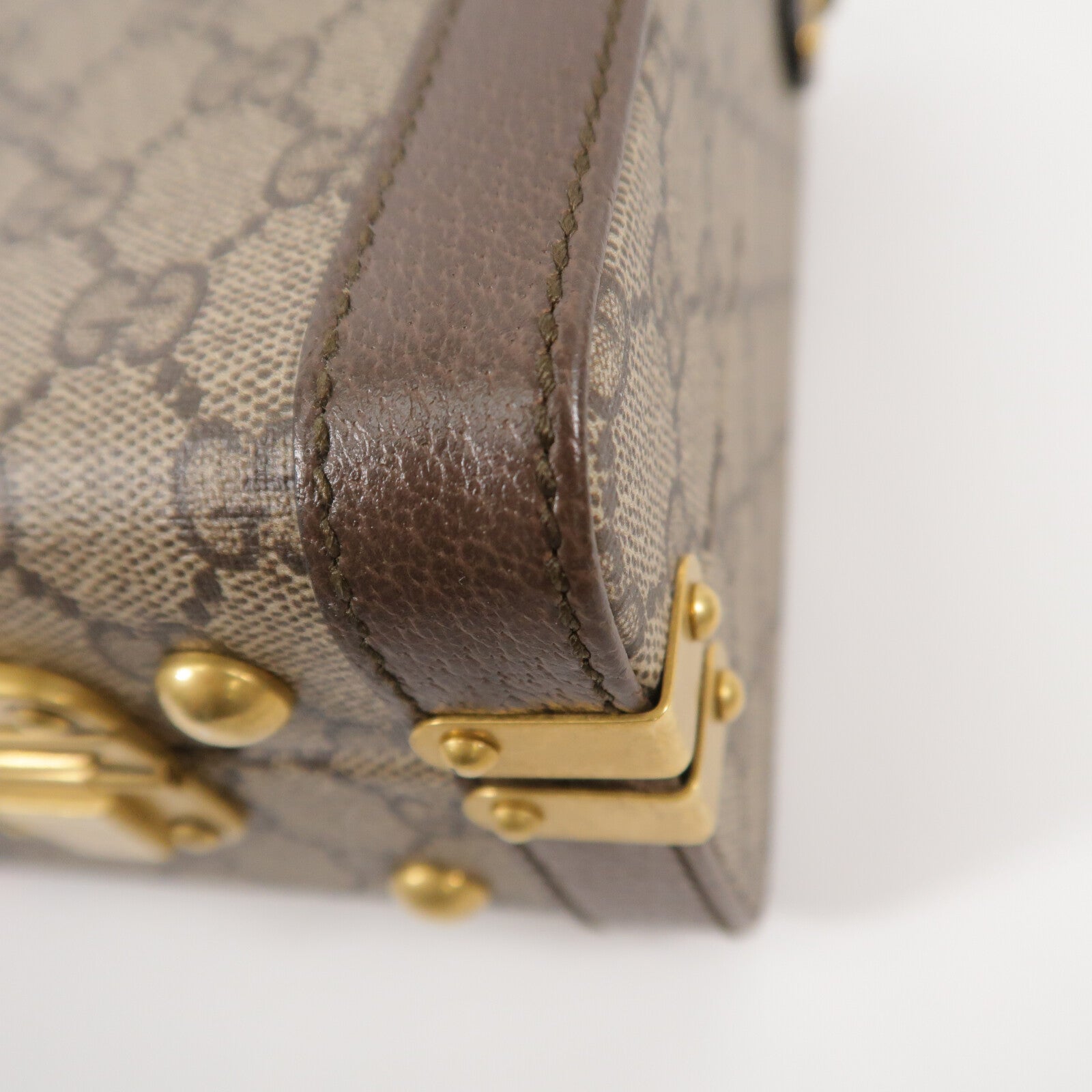 GUCCI 塗層帆布GG Supreme Savoy Medium手挽肩背兩用袋