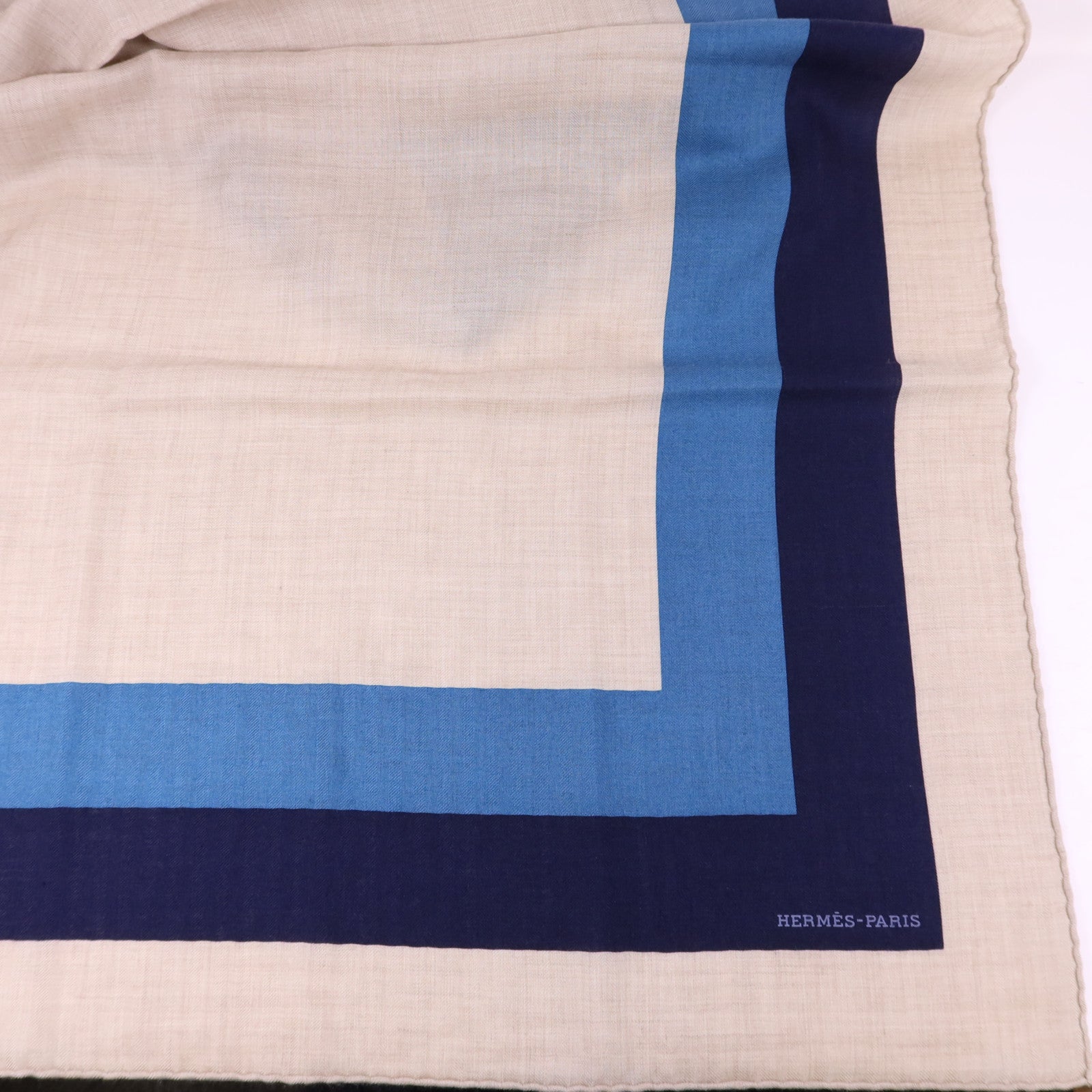 HERMES 絲質/羊絨Scarf 140X140絲巾