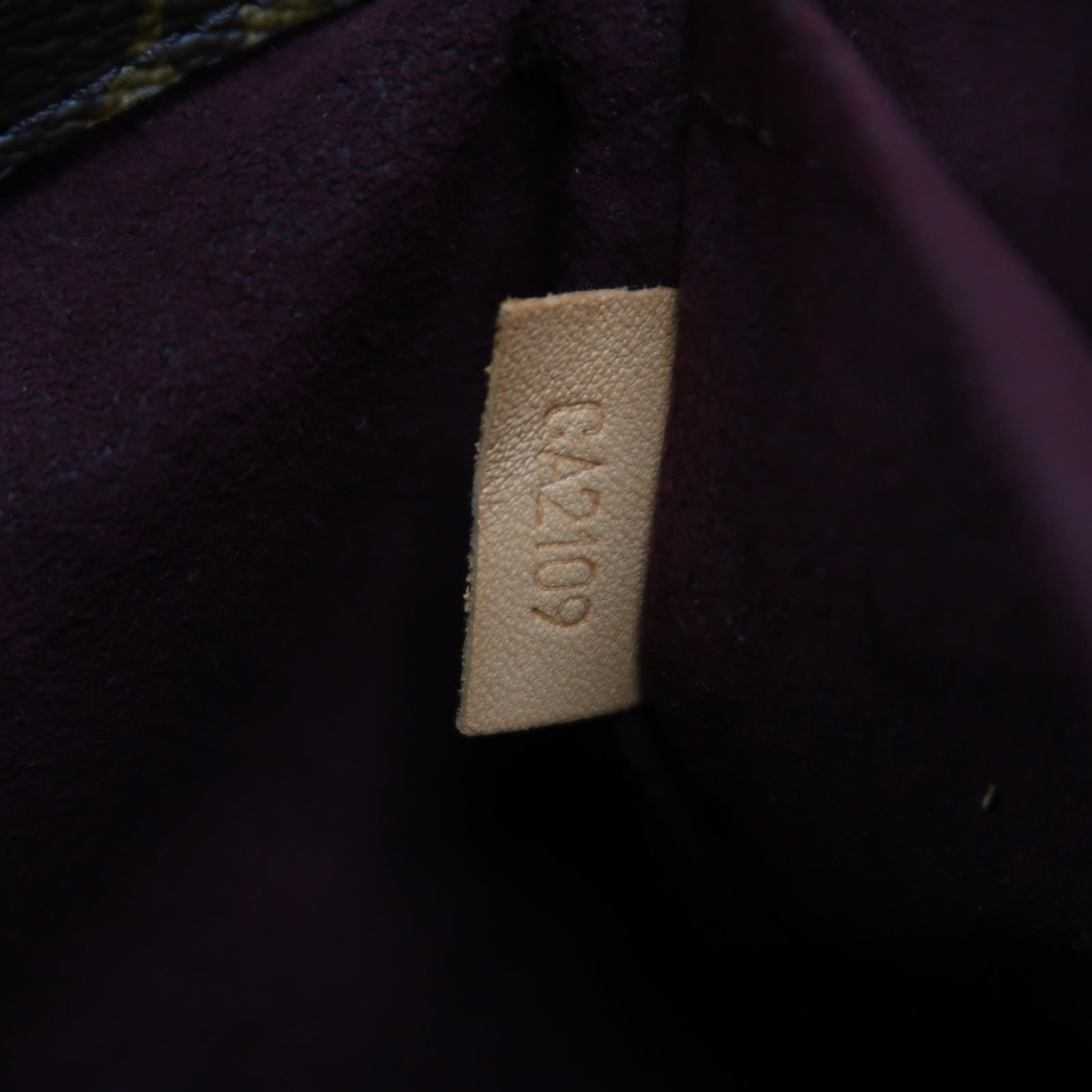 LOUIS VUITTON Monogram Montaigne MM金扣手挽肩背兩用袋啡色