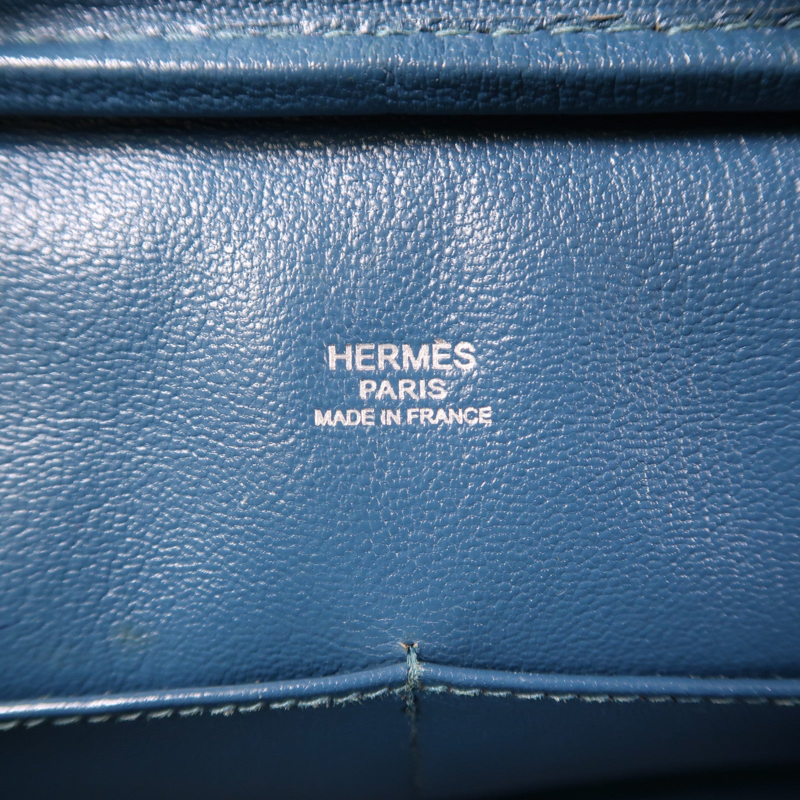 HERMES Epsom皮革Plume 28銀扣肩背袋