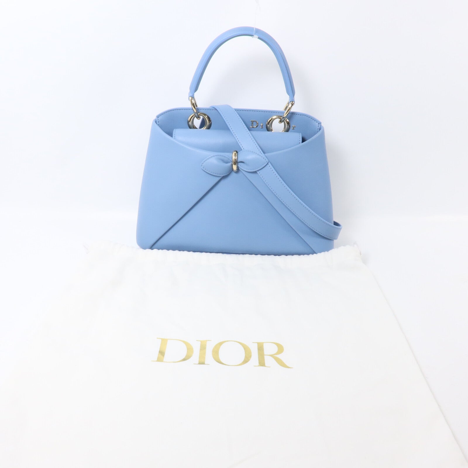 Dior 羊皮皮革Cigale Small手挽肩背兩用袋
