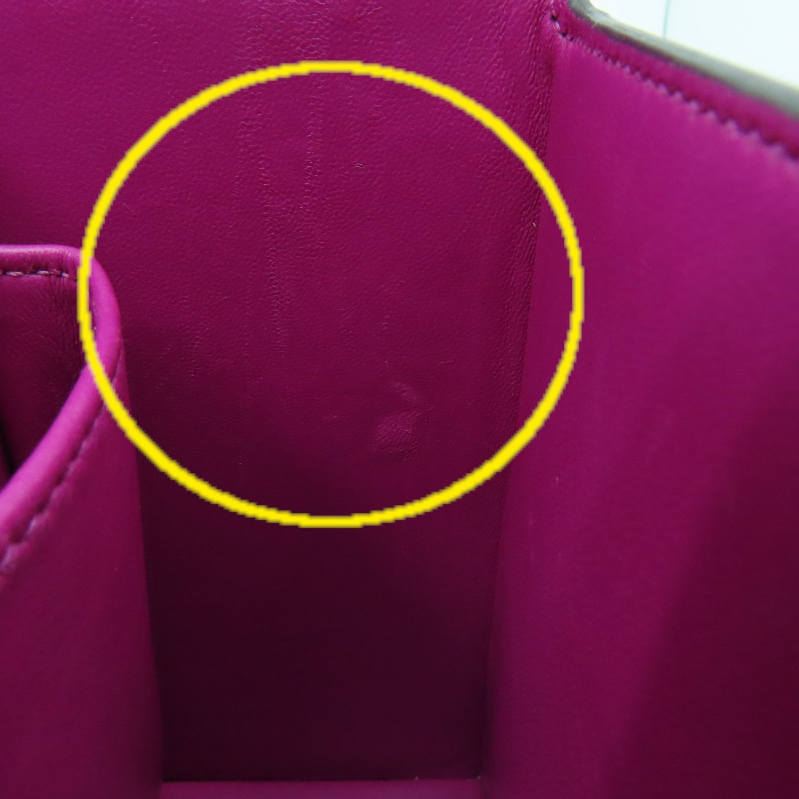 HERMES 【激減優惠】Chevre皮革Cinhetiz 2Way Shoulder Bag銀扣鏈帶手挽肩背兩用袋Rose Purple玫瑰紫色