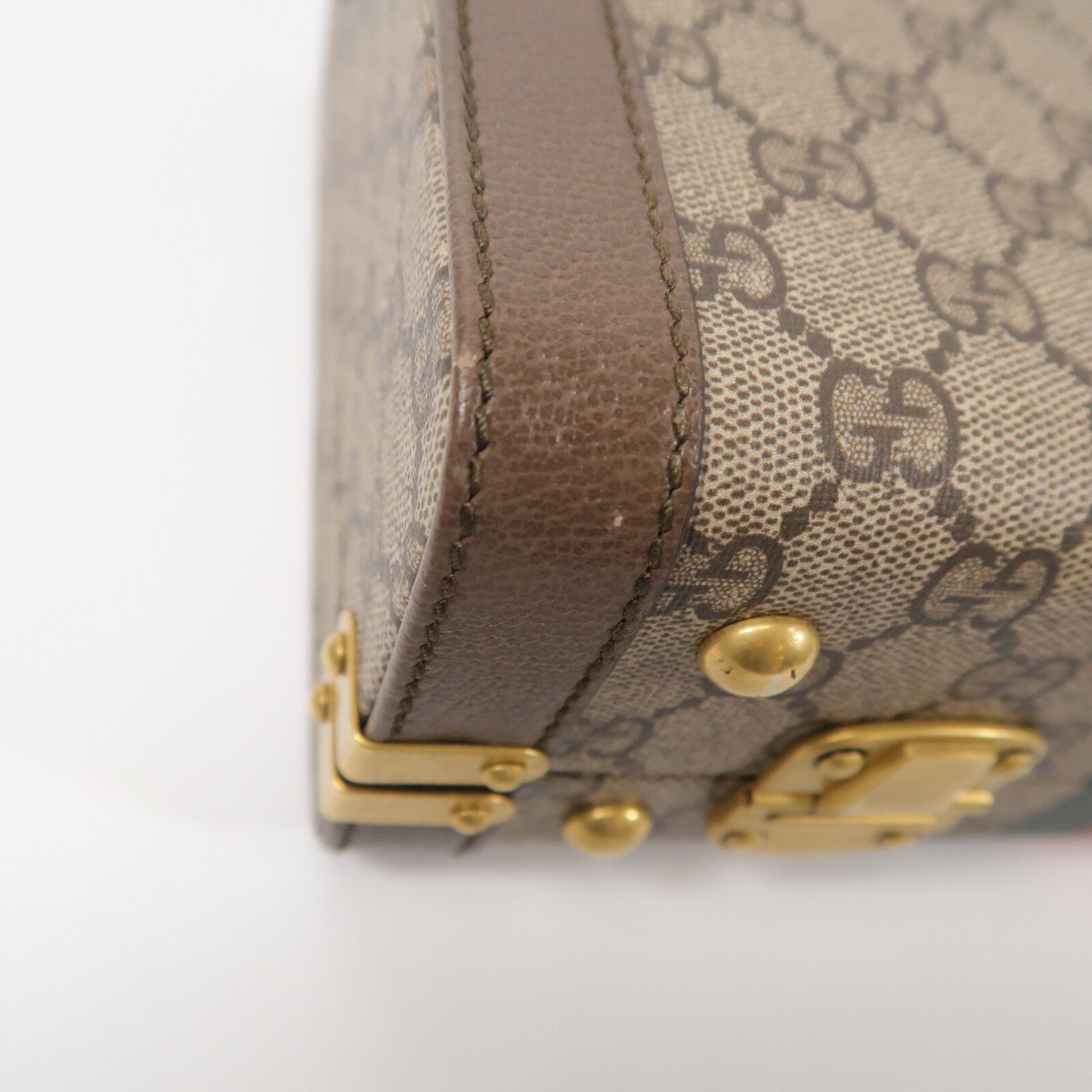 GUCCI 塗層帆布GG Supreme Savoy Medium手挽肩背兩用袋