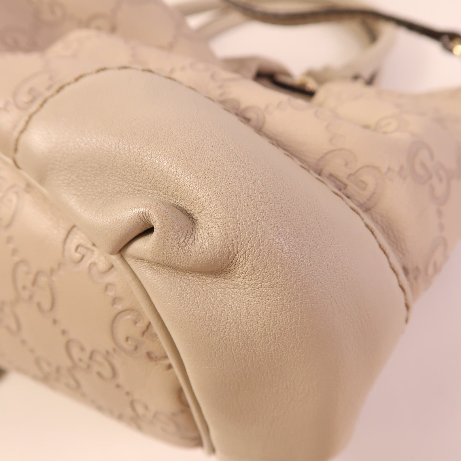 GUCCI 牛皮皮革2 Way Shoulder金扣手挽肩背兩用袋