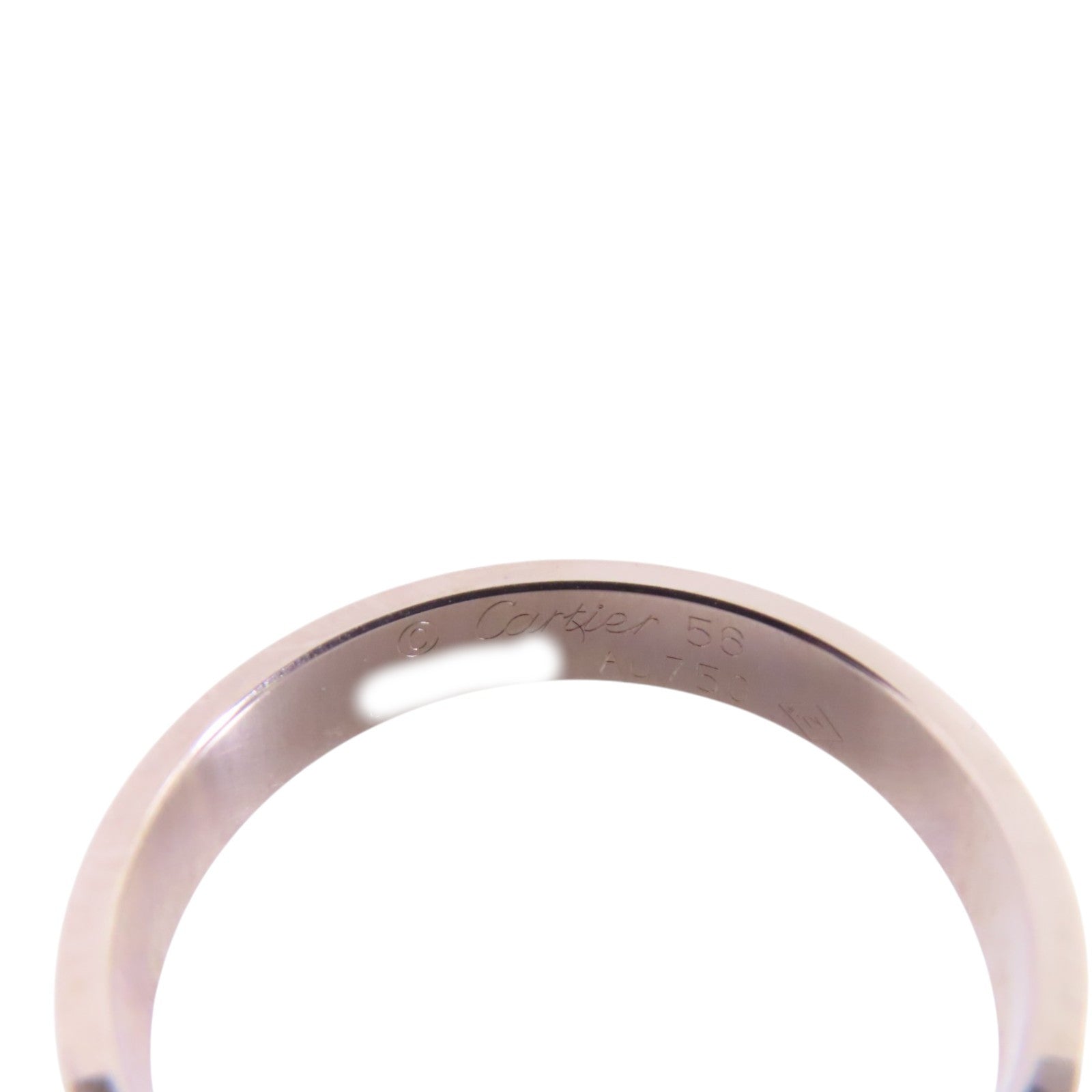 CARTIER 18K白金/Mini Love Ring戒指Cartier#56/US#7.25