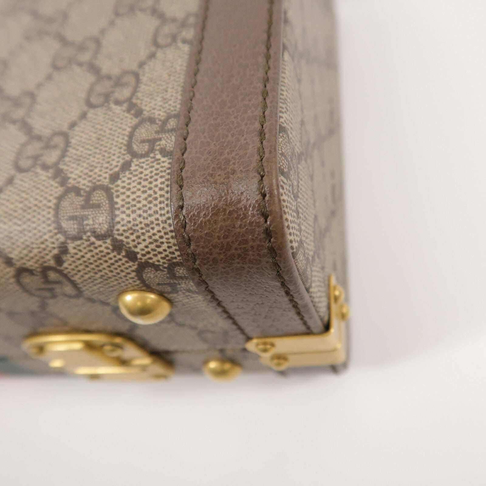 GUCCI 塗層帆布GG Supreme Savoy Medium手挽肩背兩用袋