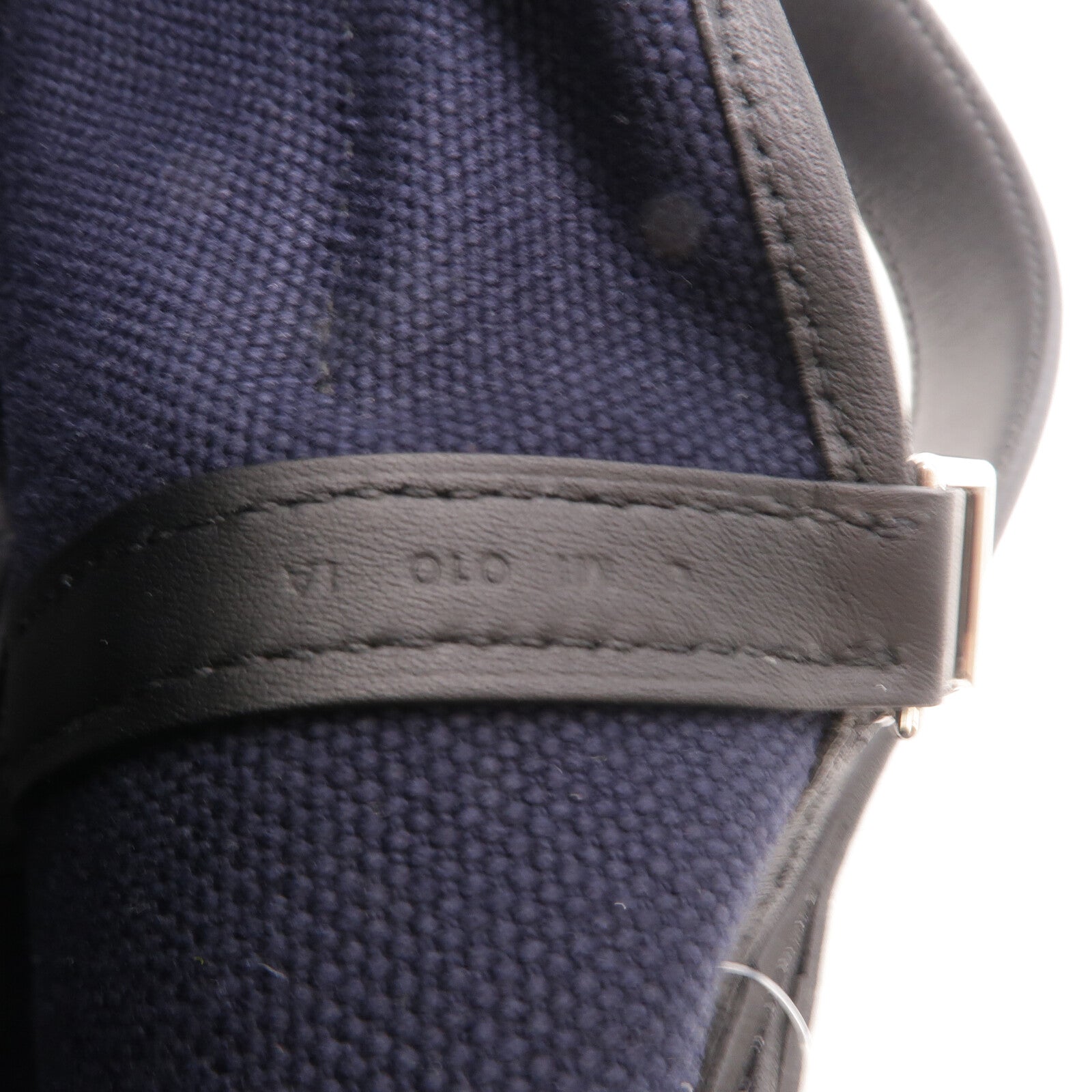 HERMES 帆布Picotin PM手提袋Noir/Caban