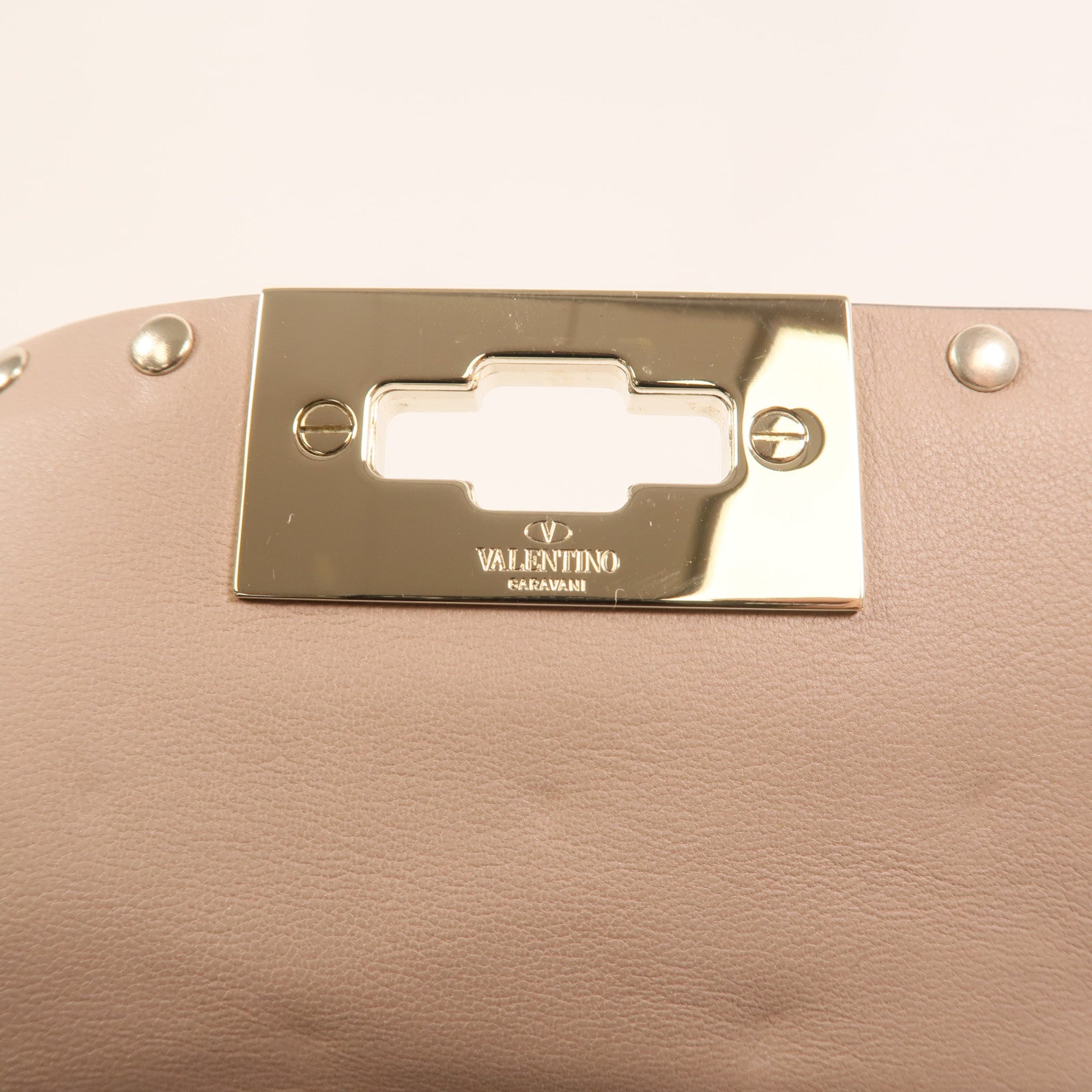 Valentino 羊皮皮革Wallet On Chain金扣鏈帶肩背袋