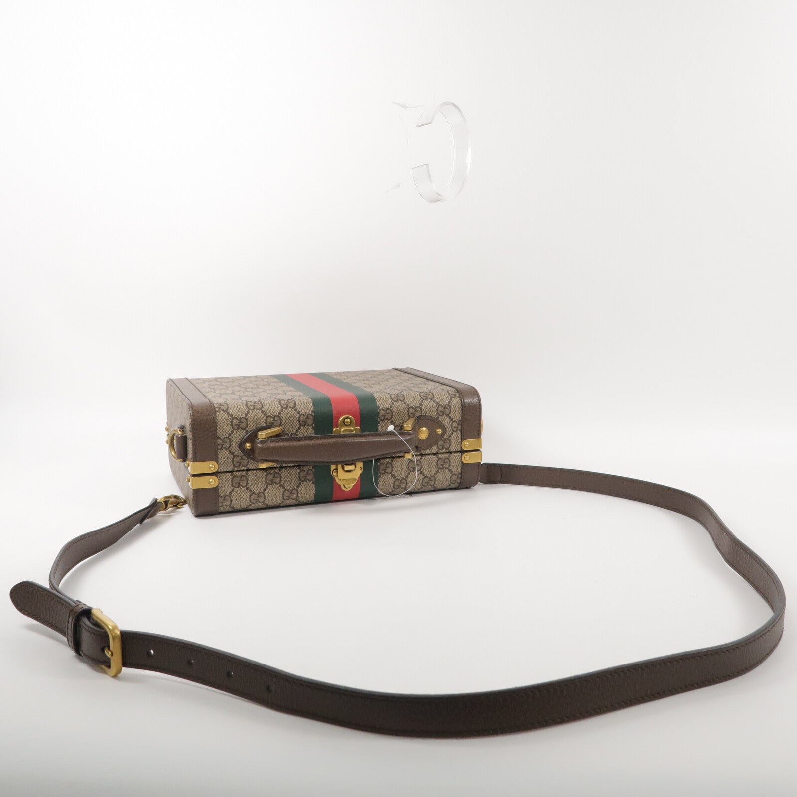GUCCI 塗層帆布GG Supreme Savoy Medium手挽肩背兩用袋