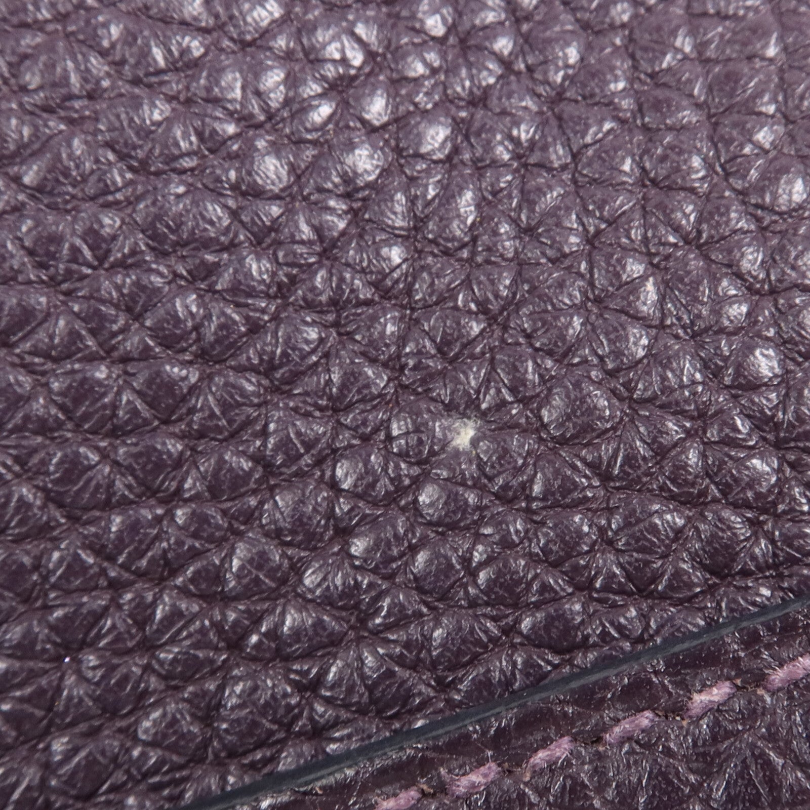 HERMES Clemence皮革Lindy 30銀扣手挽肩背兩用袋Raisin