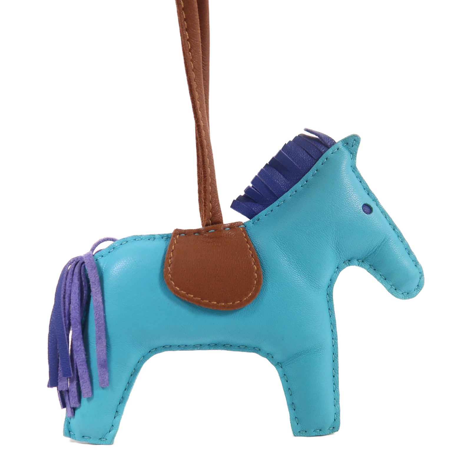 HERMES Milo皮革Rodeo MM掛飾