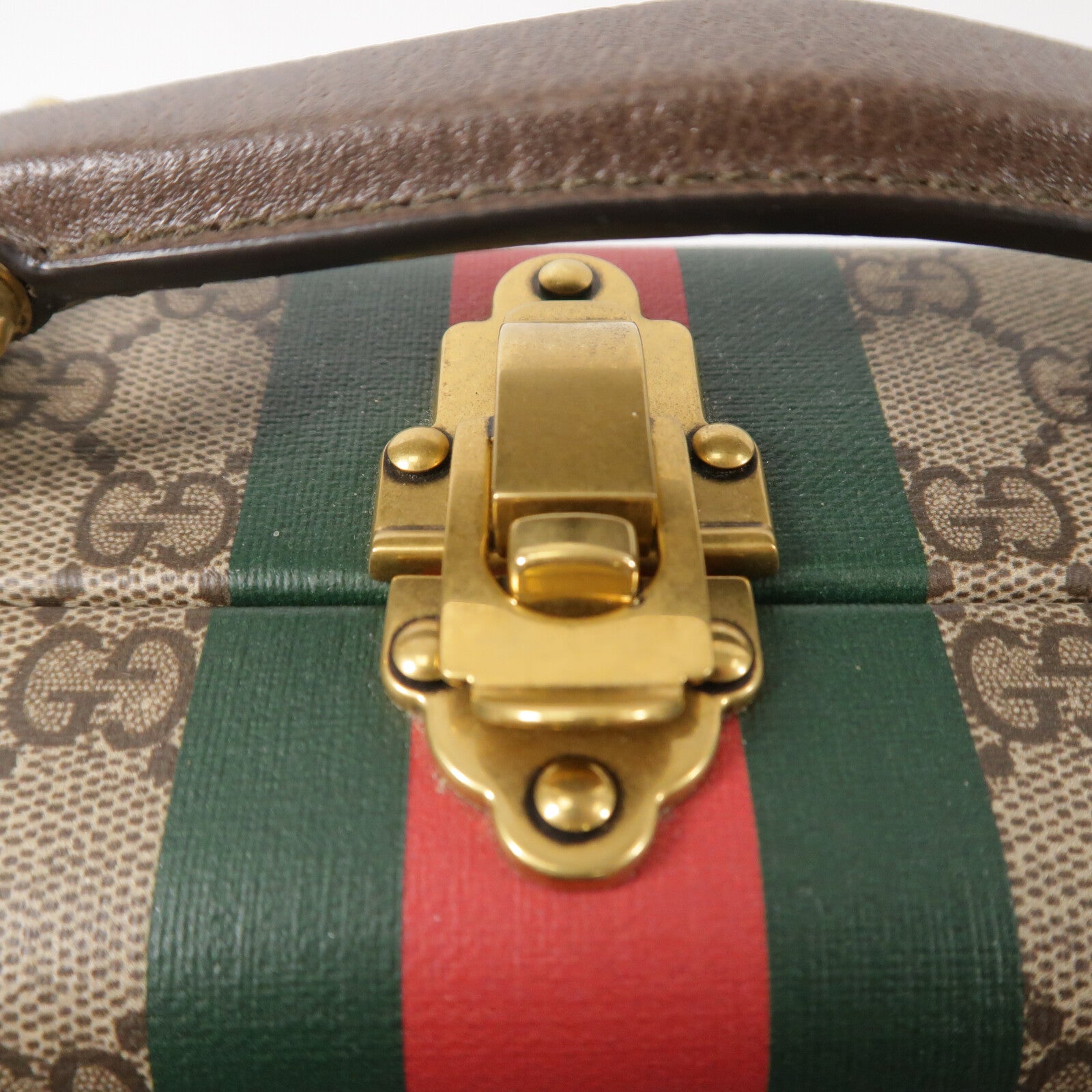 GUCCI 塗層帆布GG Supreme Savoy Medium手挽肩背兩用袋