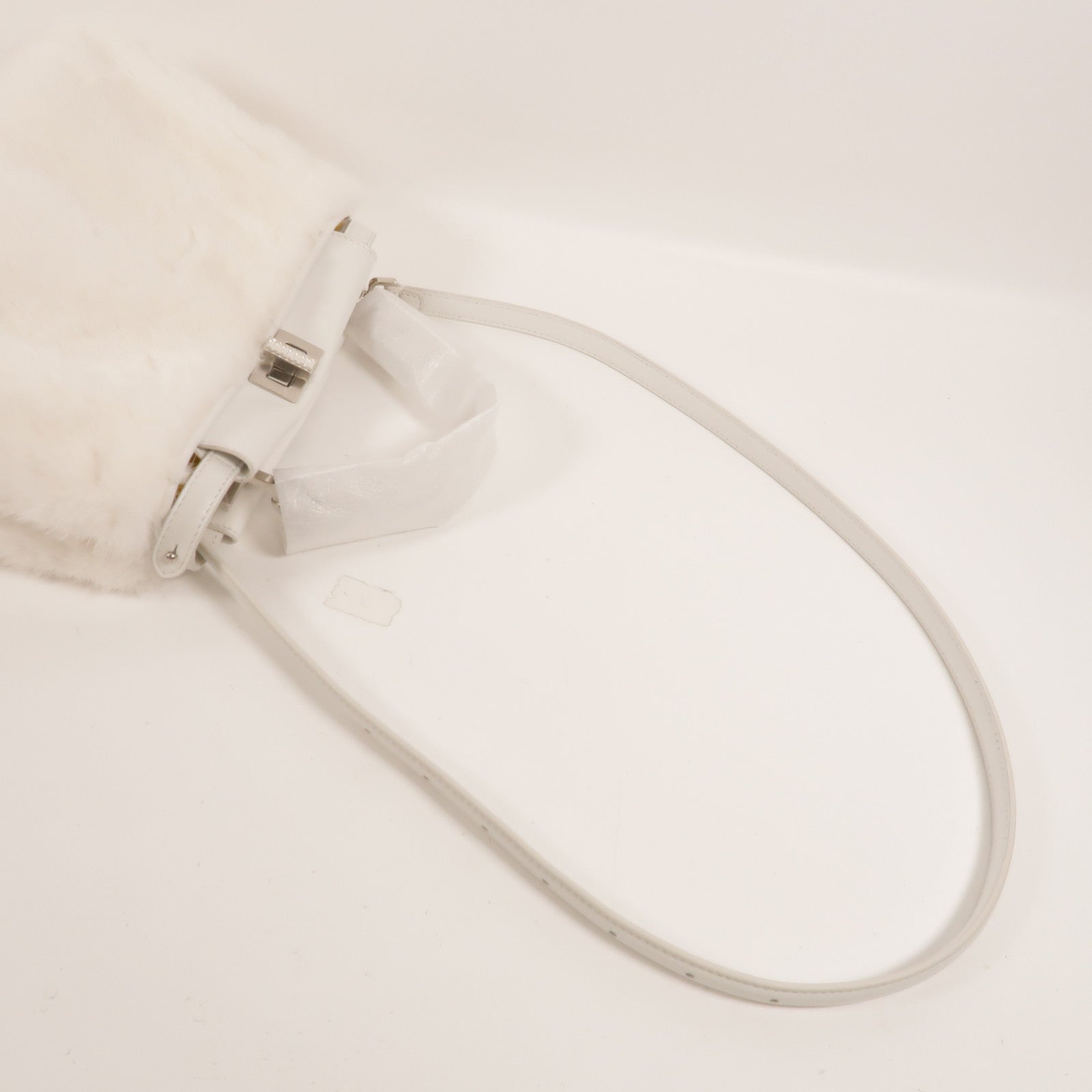 FENDI Mink/羊皮皮革Peekaboo Mini手挽肩背兩用袋