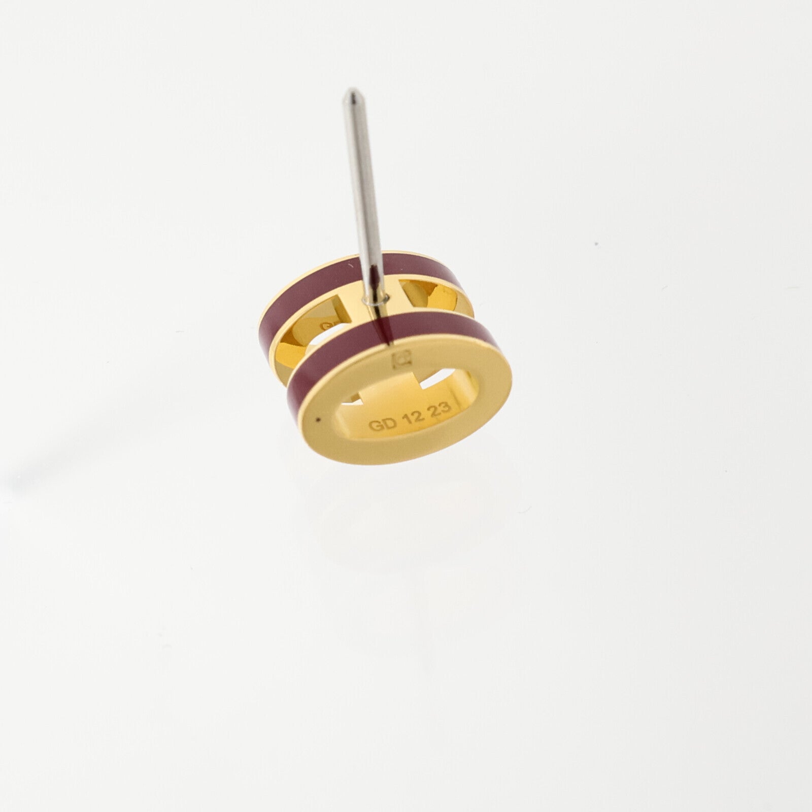 HERMES 金屬/琺瑯Mini Pop H Earrings耳環