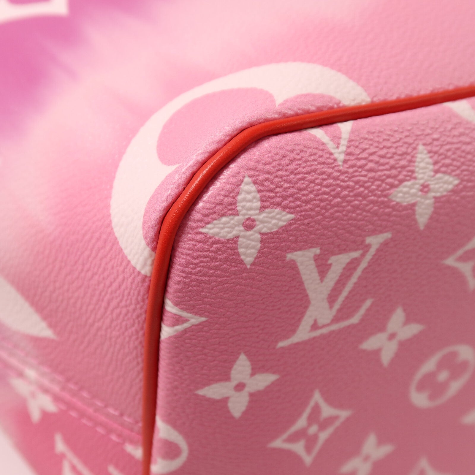 LOUIS VUITTON Monogram Escale Neverfull MM銀扣手挽袋