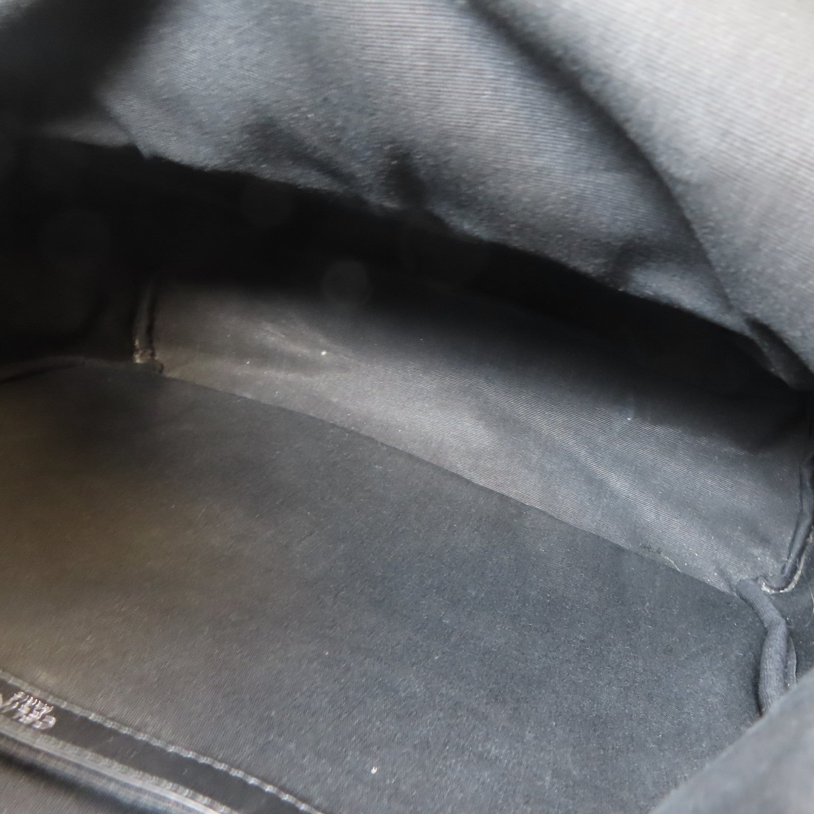 CELINE 塗層帆布Triomphe Backpack銀扣背包啡色