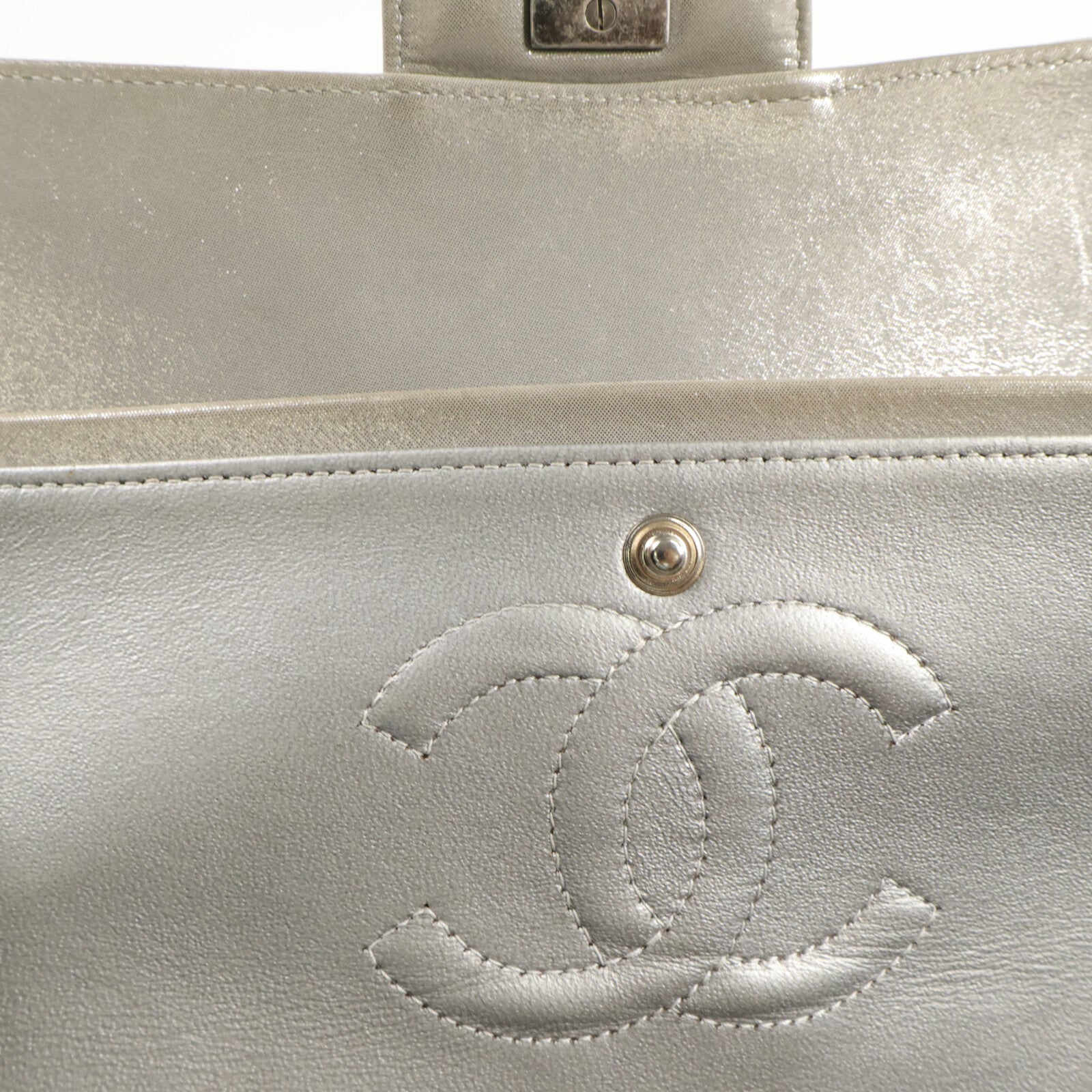 CHANEL 牛皮皮革Classic 25鏈帶手挽肩背兩用袋